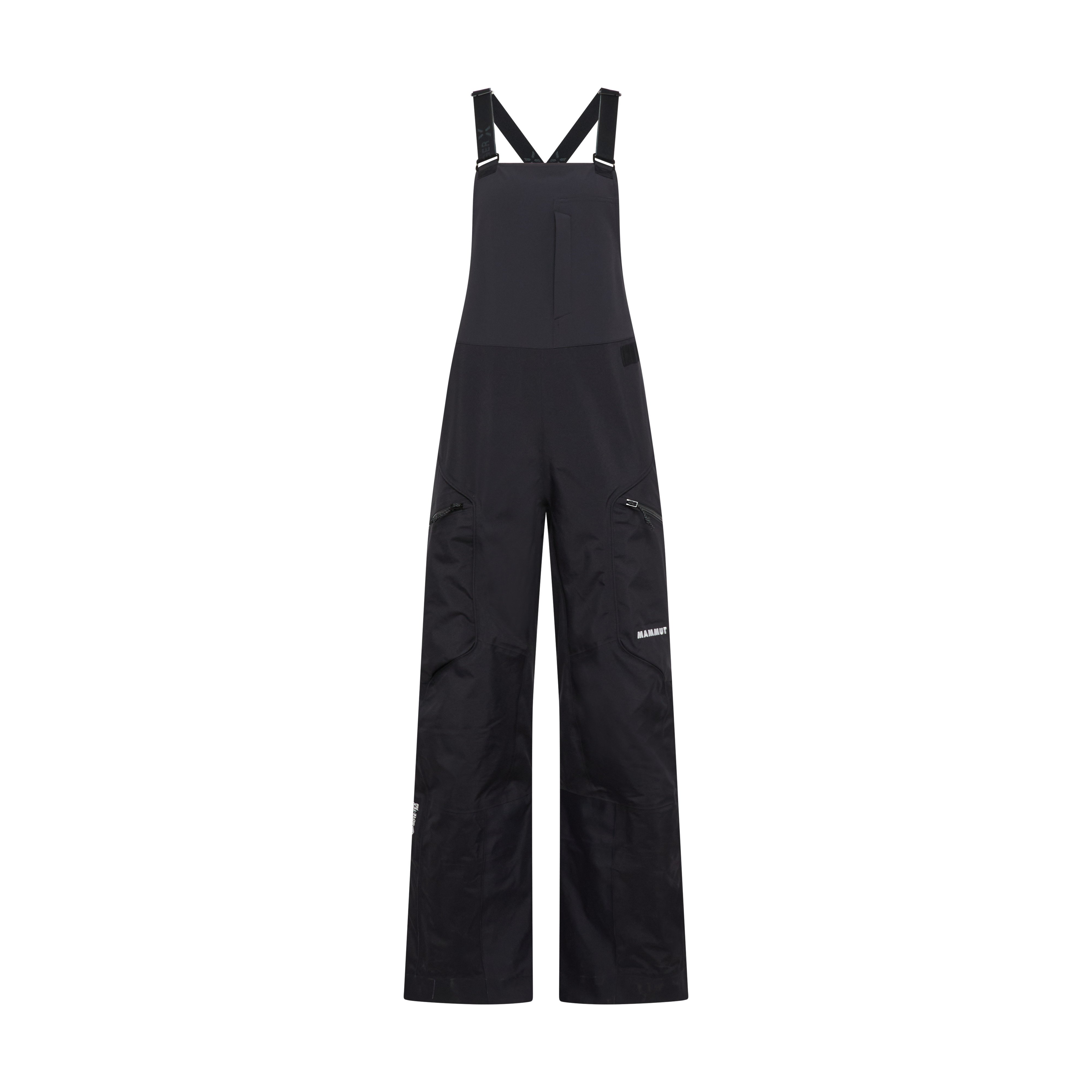 Mammut Eiger Free Pro HS Bib Pants Women - Black/Eiger orange-black/Muntan-baselgia/Nebla-strata - Thumbnail