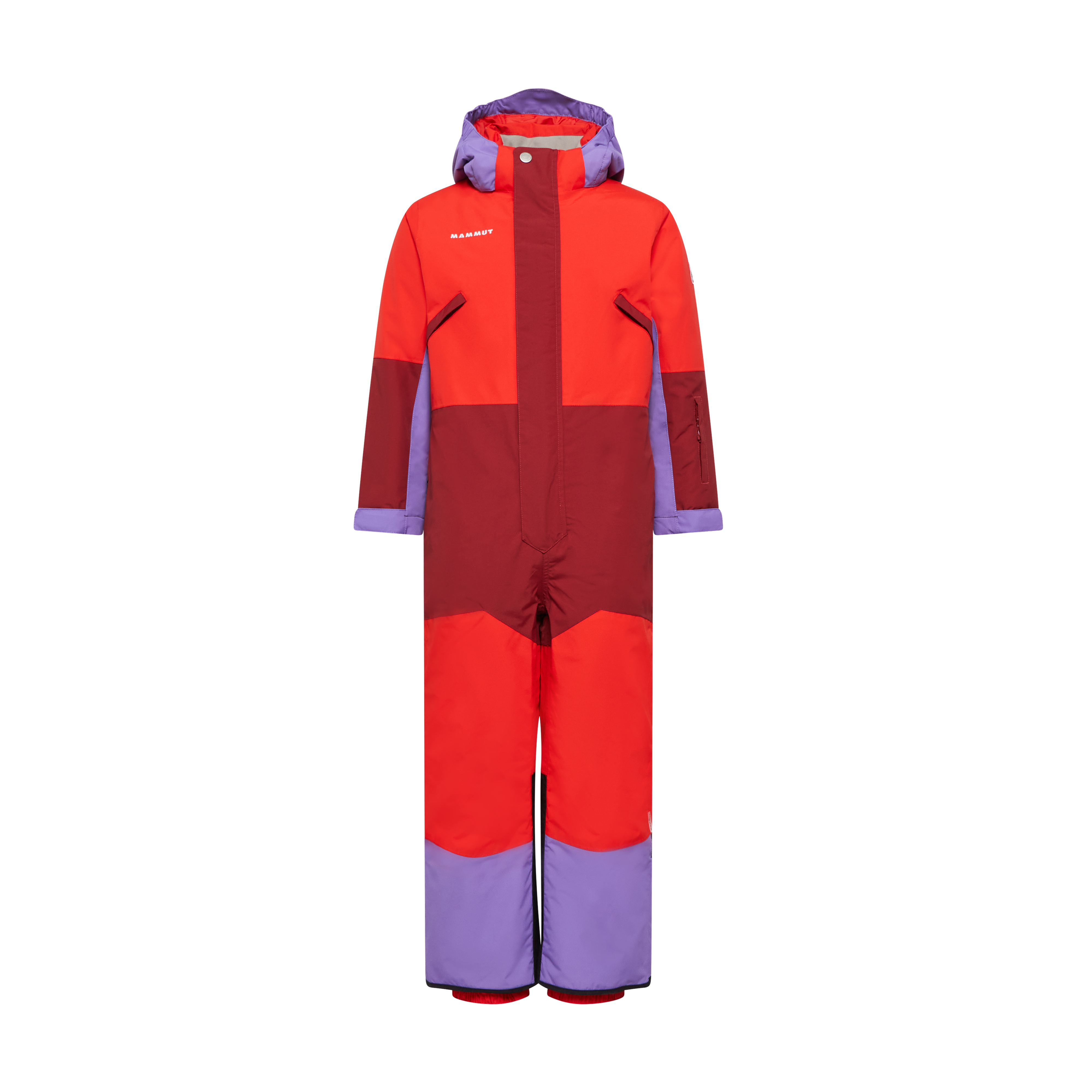 Mammut Stoney HS Thermo Onesie Kids, dark mammut red-mammut red - Dark mammut red-mammut red