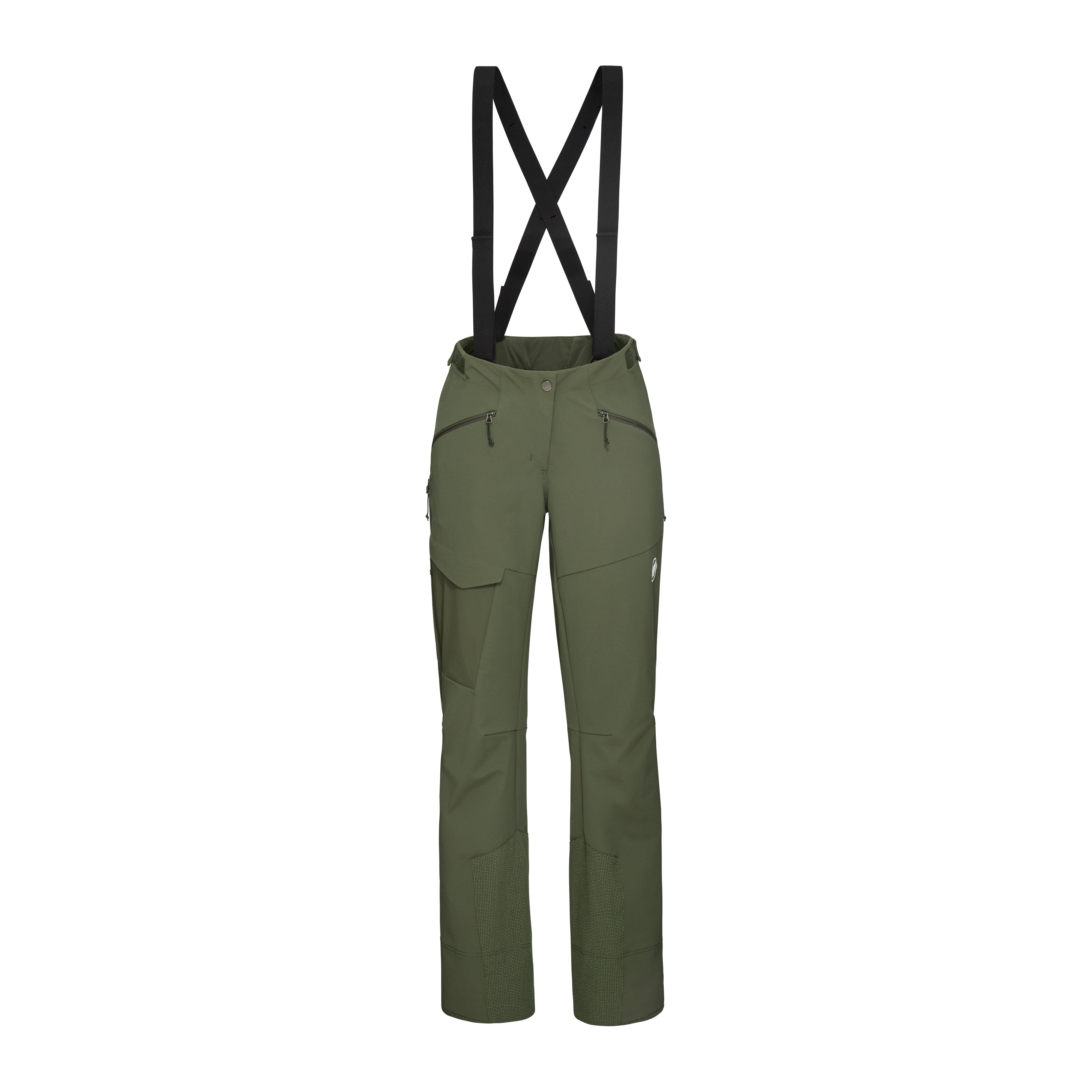 Mammut Taiss Pro SO Pants Women - Black/Blood red/Marine/Dark marsh/Deep teal-black - Thumbnail