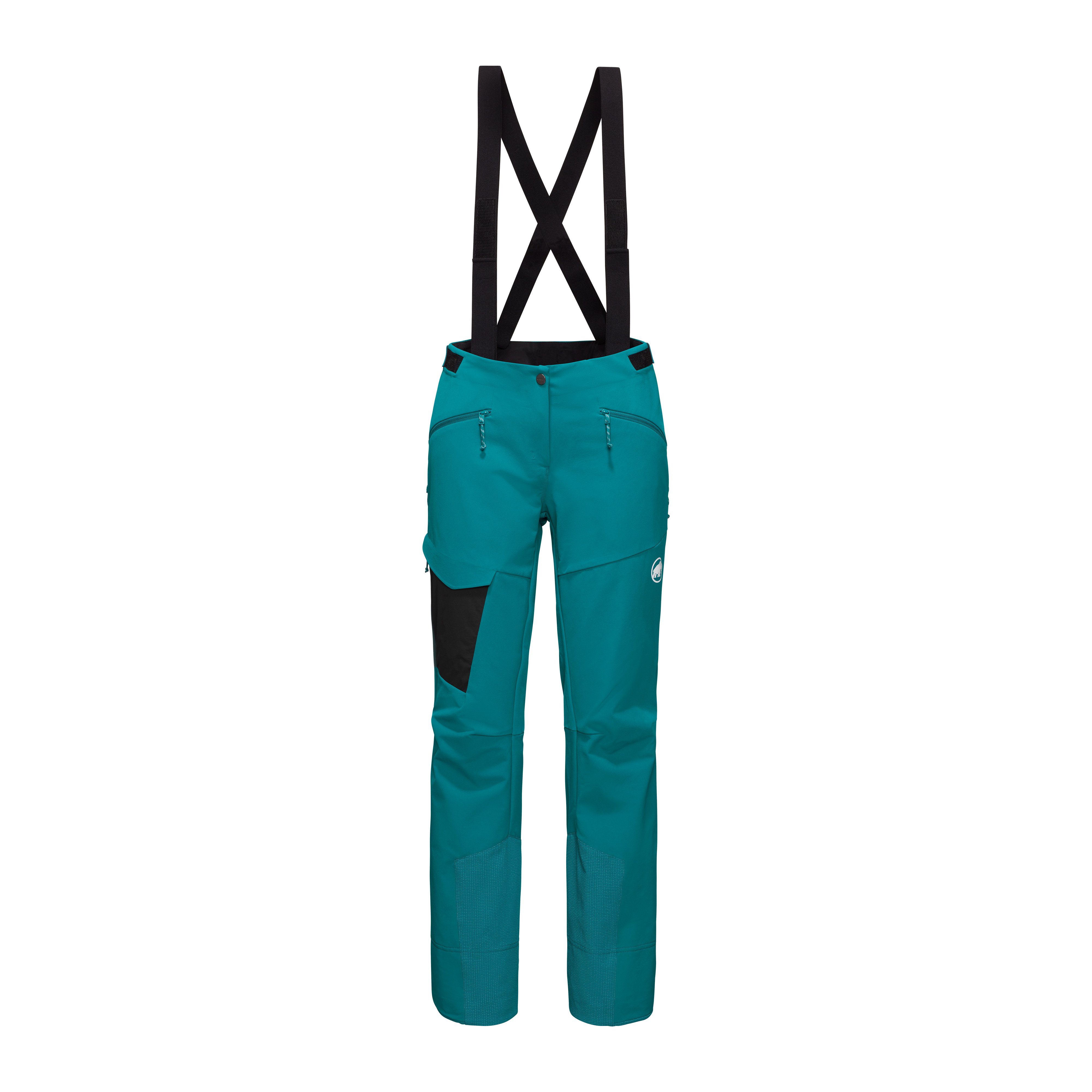 Mammut Taiss Pro SO Pants Women - Black/Blood red/Marine/Dark marsh/Deep teal-black - Thumbnail