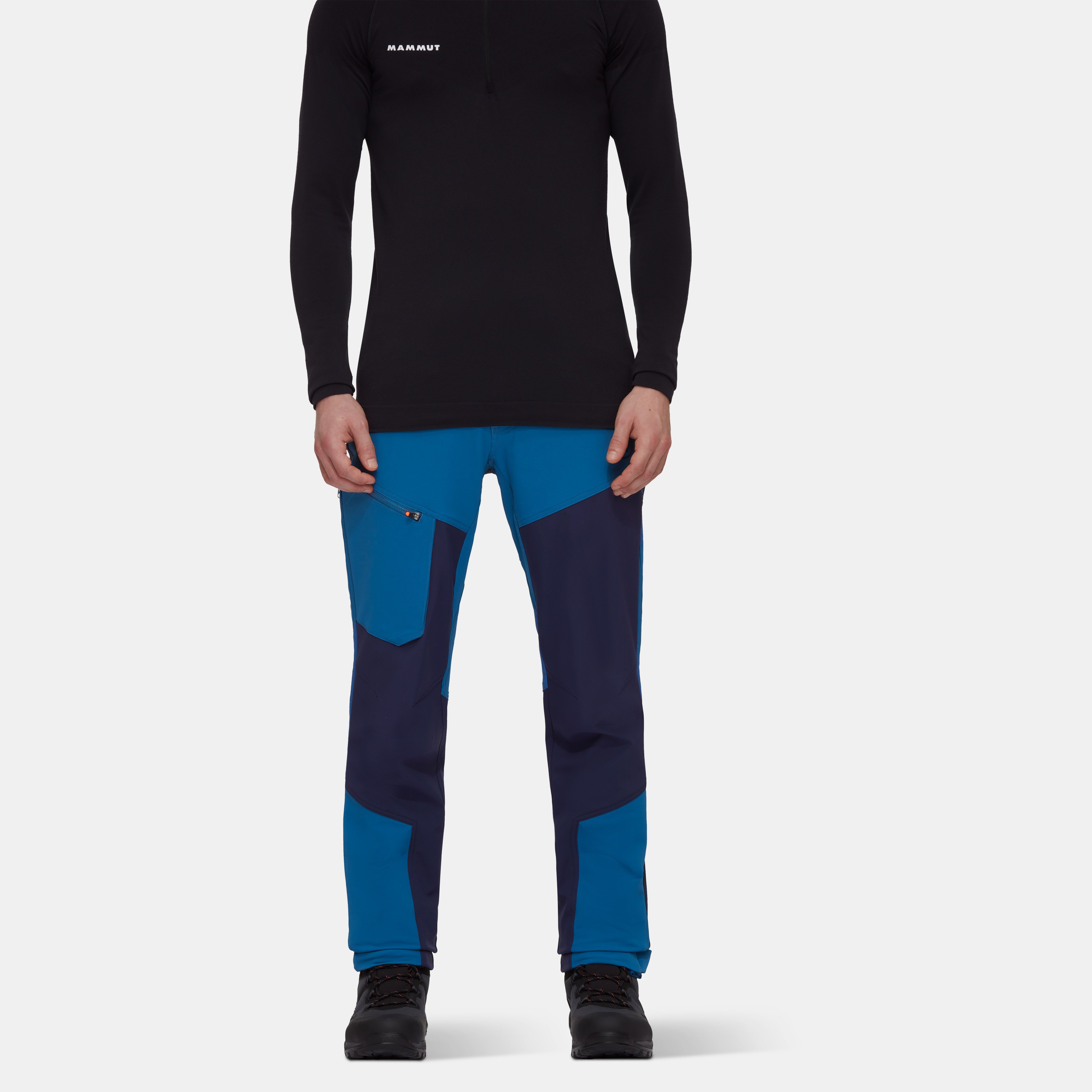 Mammut Zinal Guide SO Hybrid Pants Men, deep ice-marine - Deep ice-marine