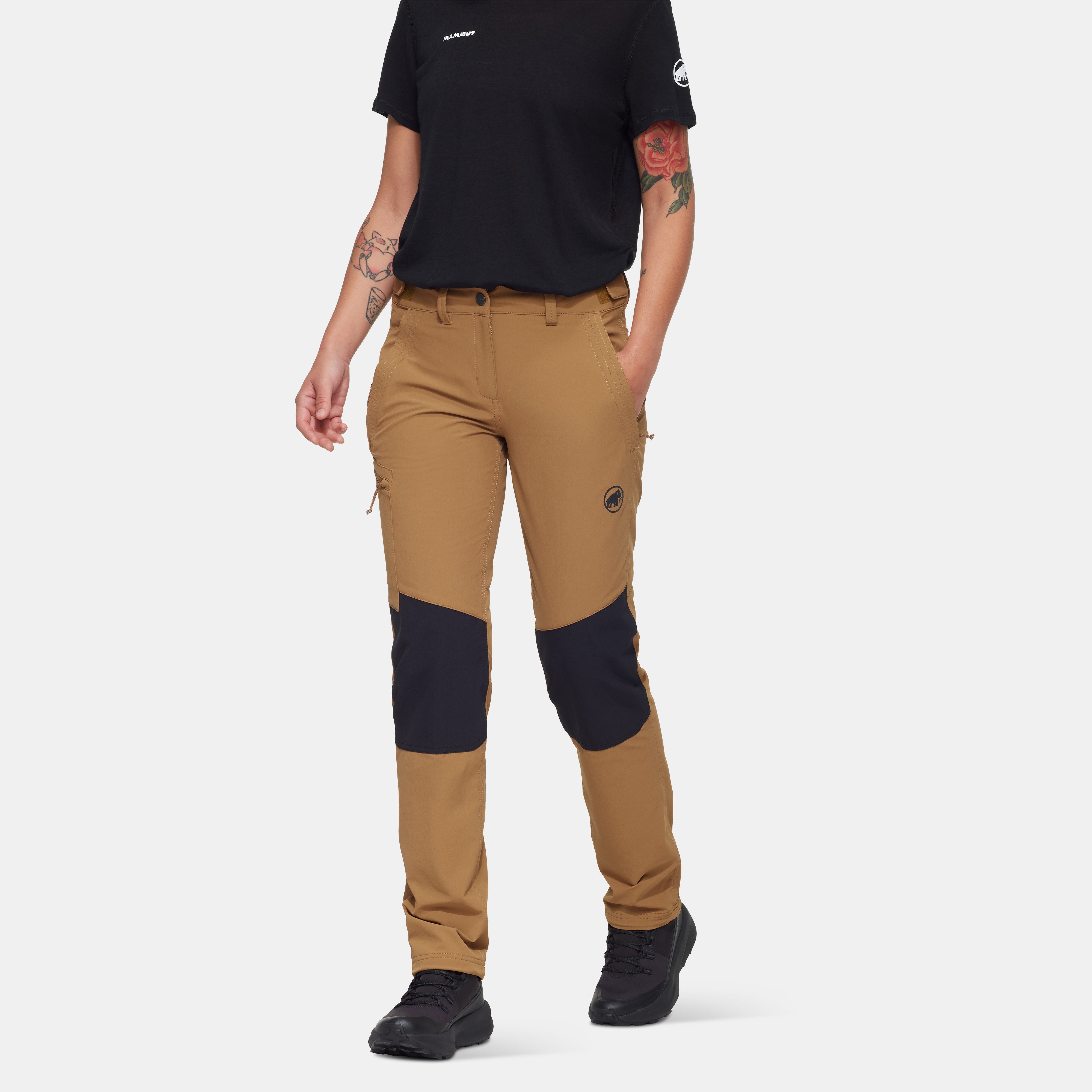 Mammut Runbold Guide SO Pants Women - temp, claystone-black - Claystone-black