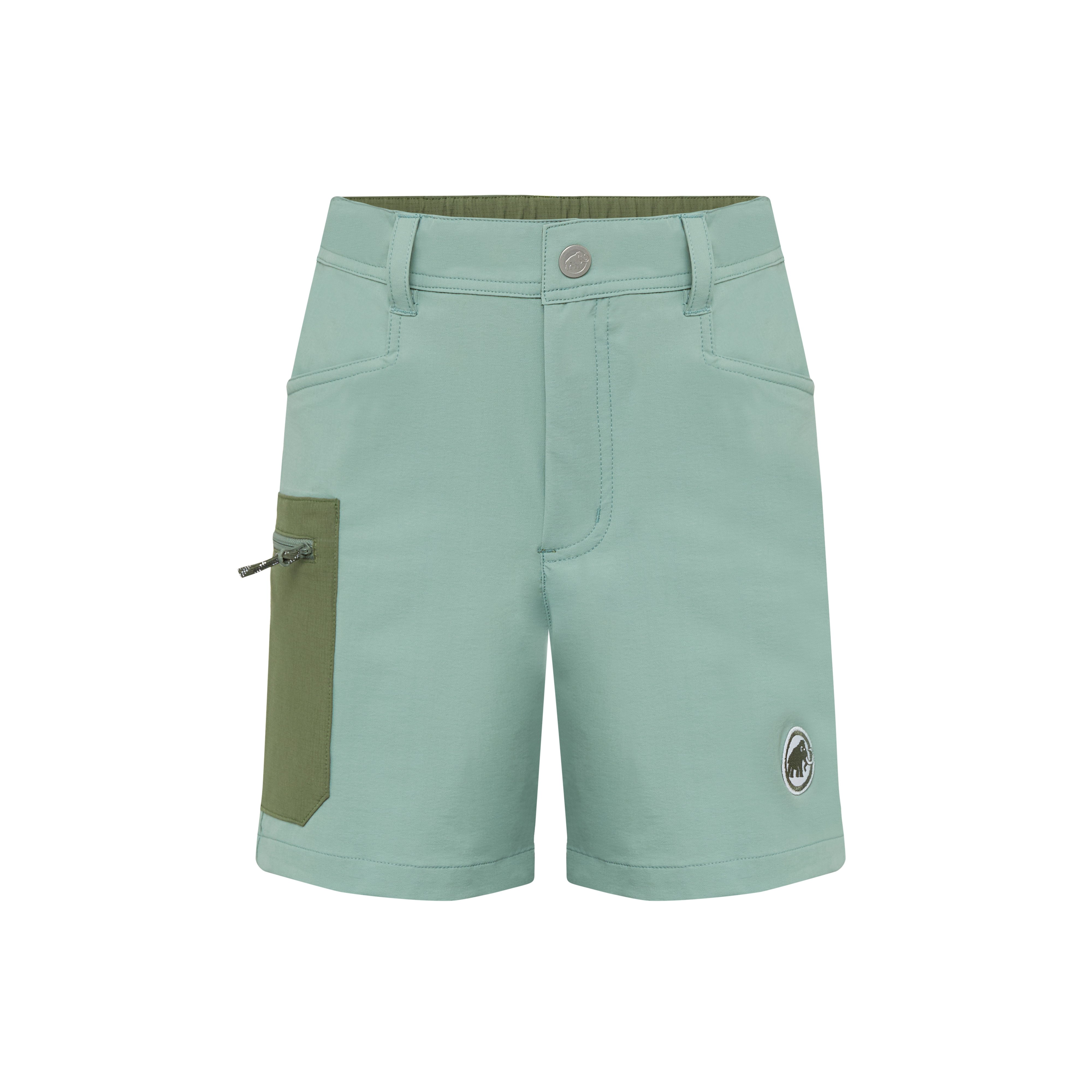 Mammut Taiss SO Shorts Kids - Mammut red-dark mammut red/Marine/Willow/Tschiel - Thumbnail