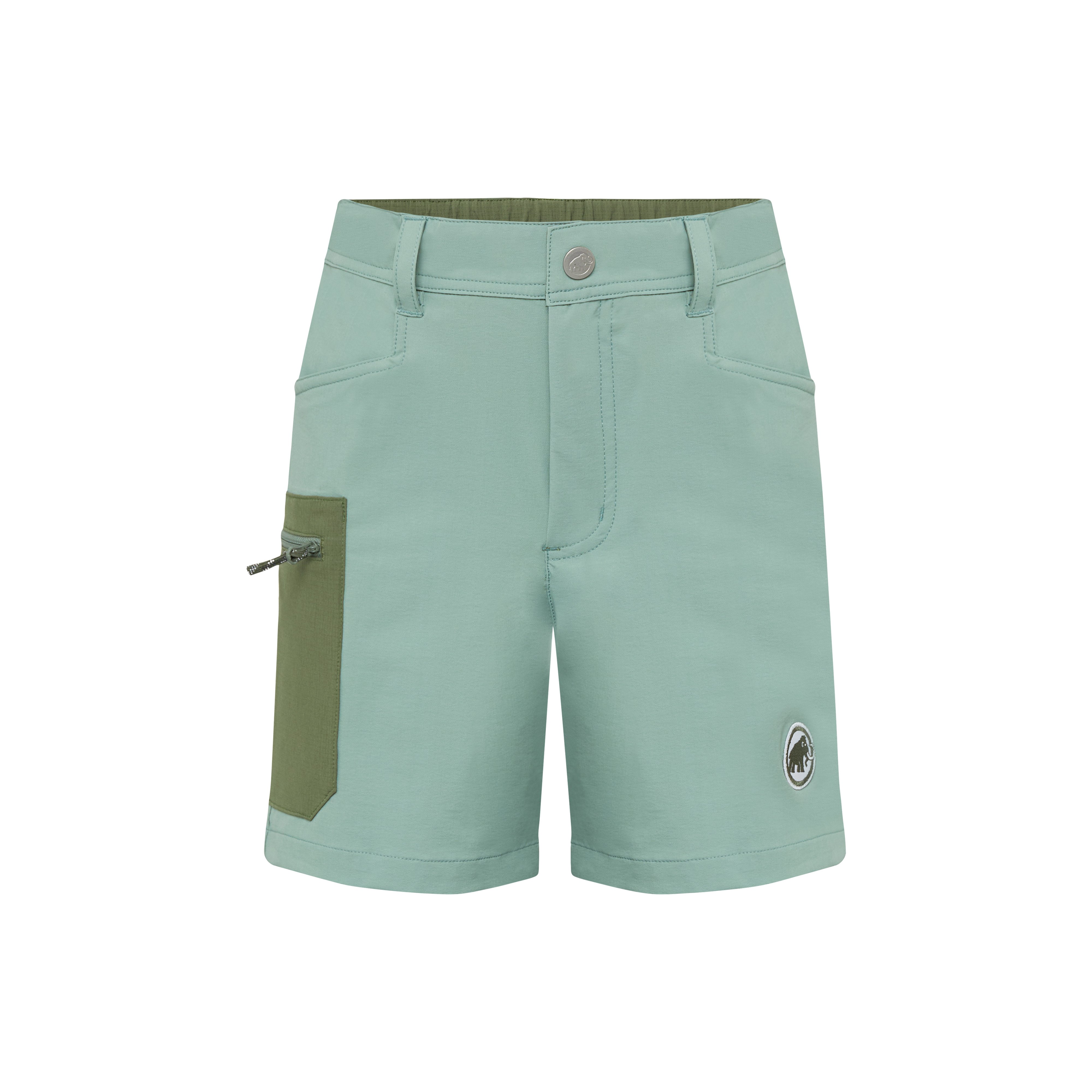 Mammut Taiss SO Shorts Kids - Mammut red-dark mammut red/Marine/Willow/Tschiel - Thumbnail