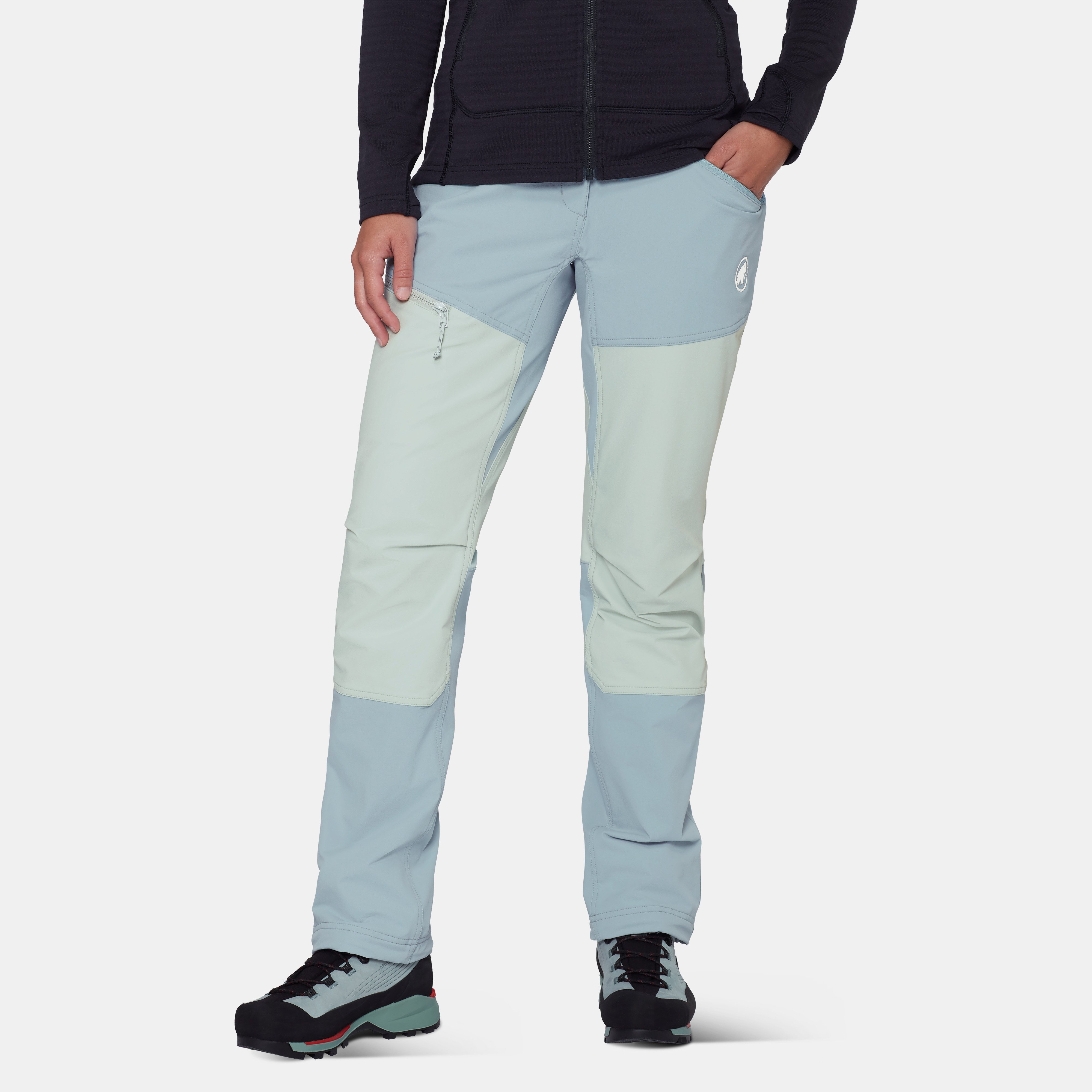 Mammut Taiss SO Pants Women, nebla-silver sage - Nebla-silver sage