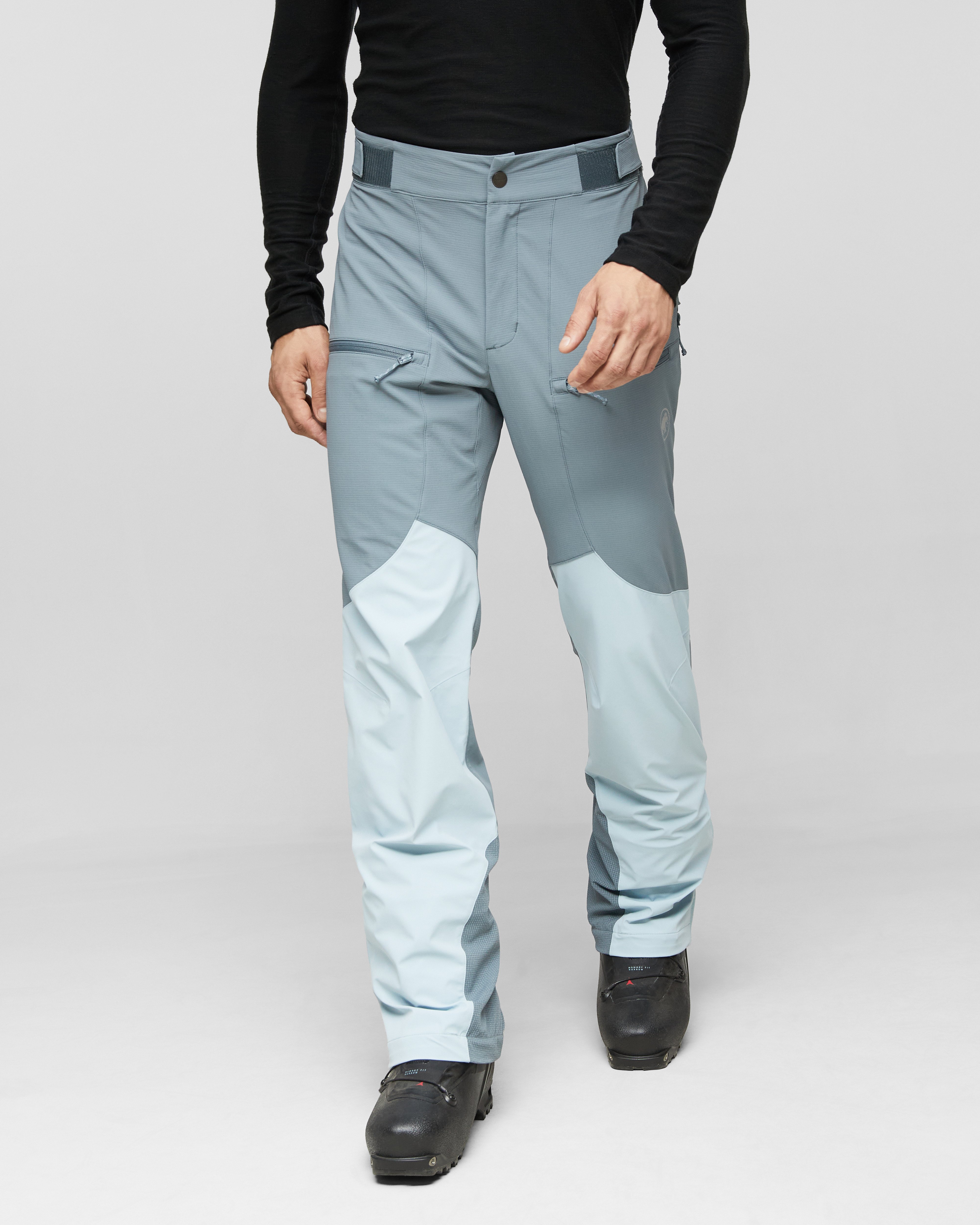 Mammut Aenergy Pro SO Hybrid Pants Men, nebla-strata - Nebla-strata - Model front view