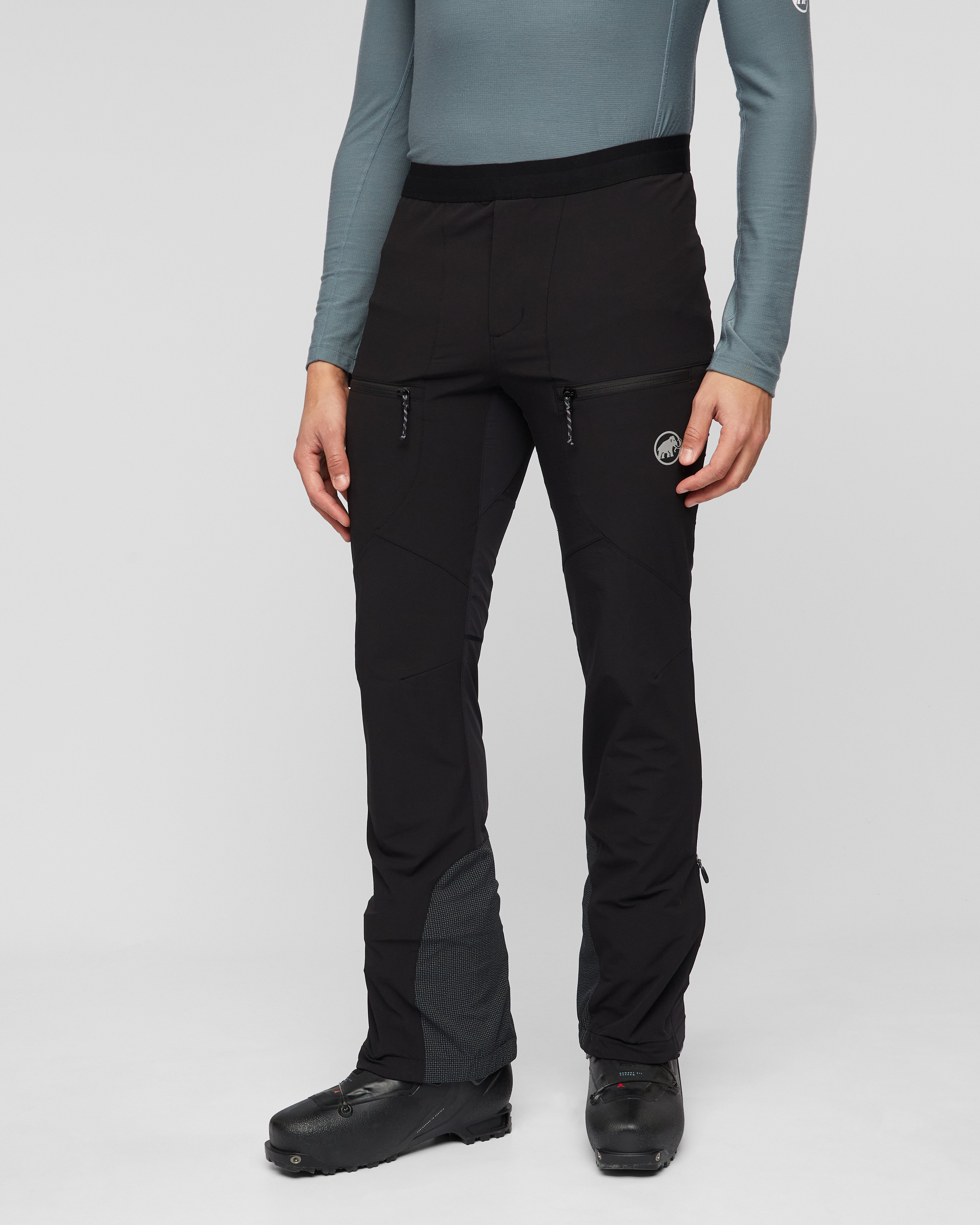 Mammut Aenergy SO Hybrid Pants Men, black - Black - Model front view