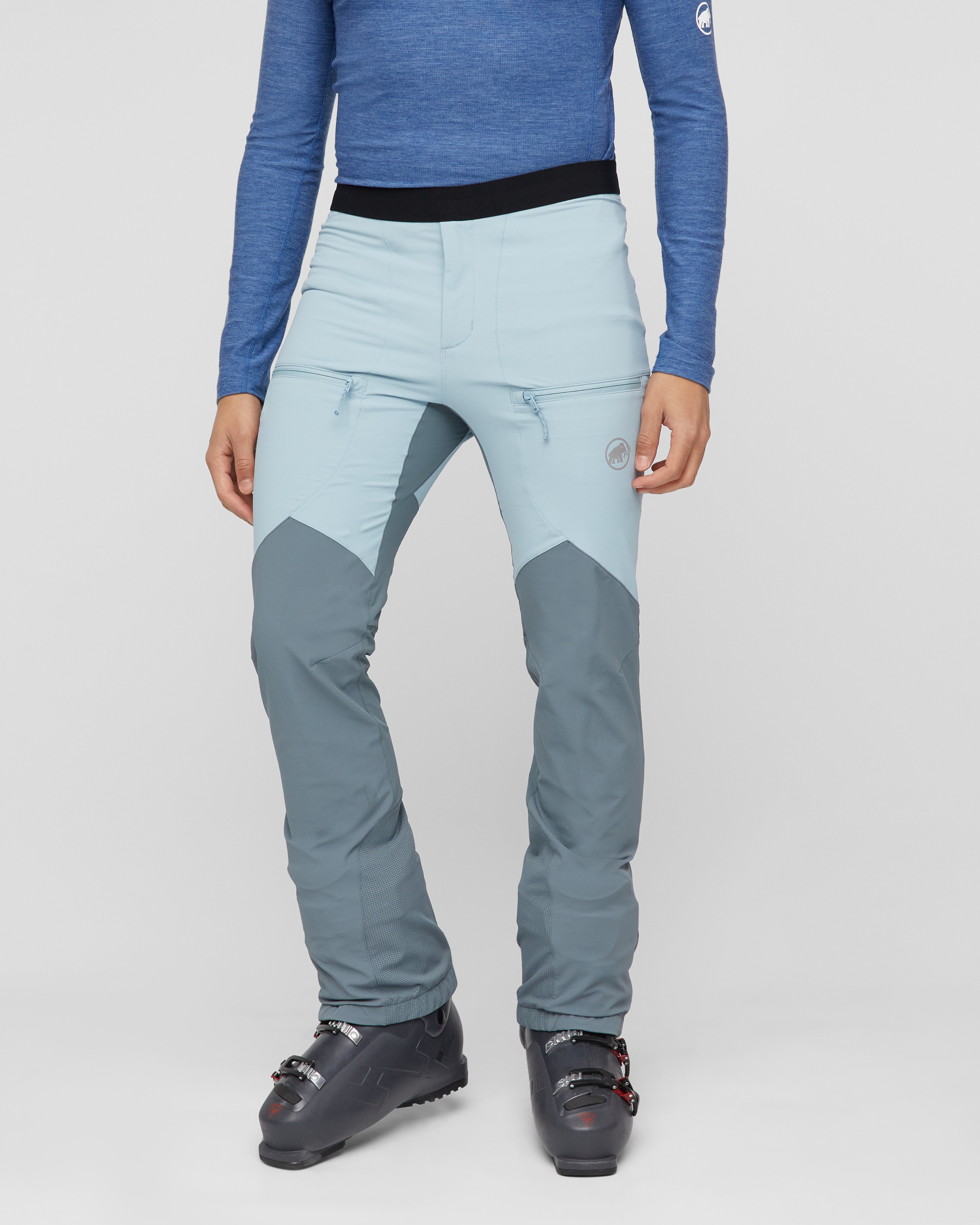 Mammut Aenergy SO Hybrid Pants Men, nebla-strata - Nebla-strata - Model front view
