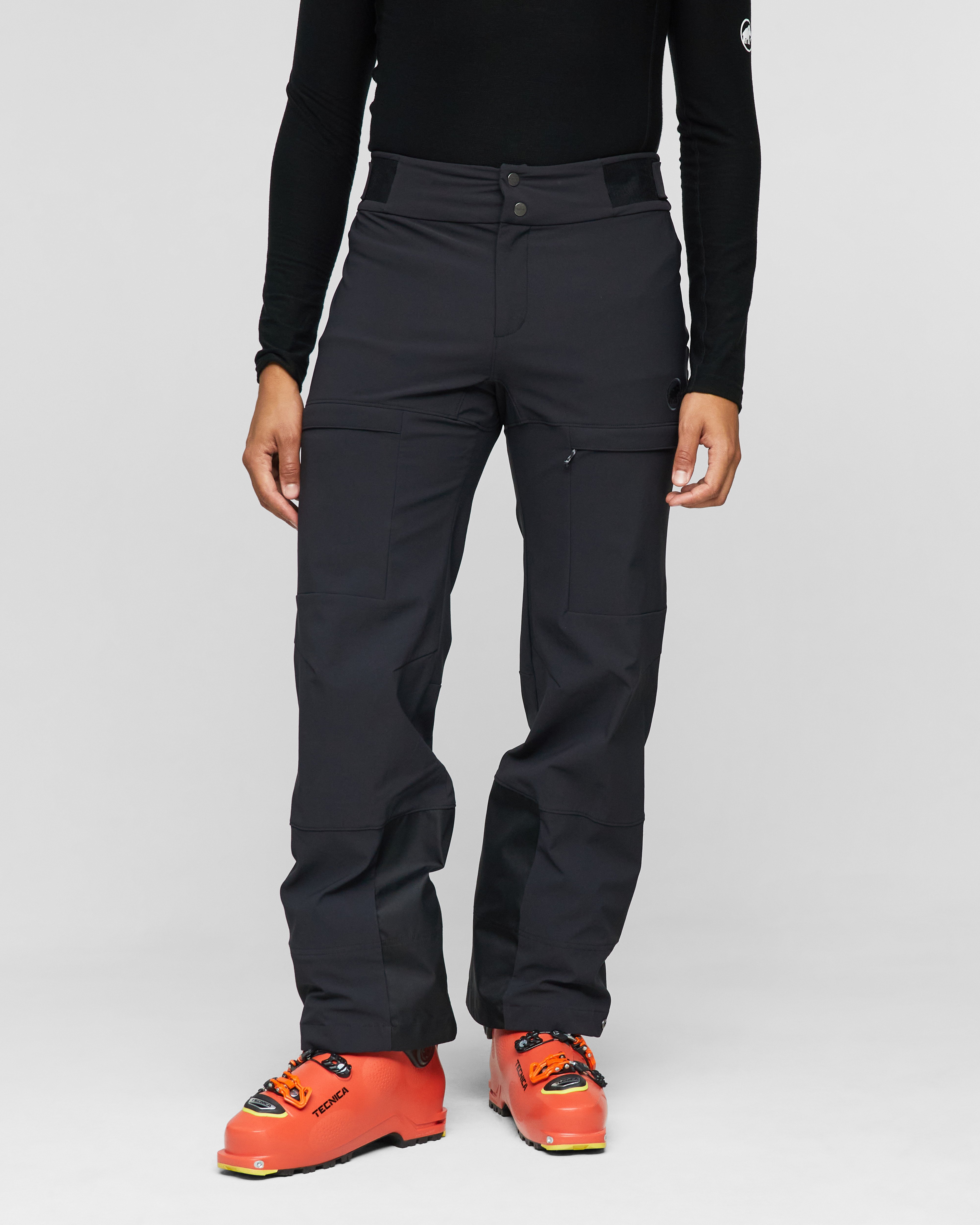 Mammut Skintrack SO Pants Men, black - Black - Model front view