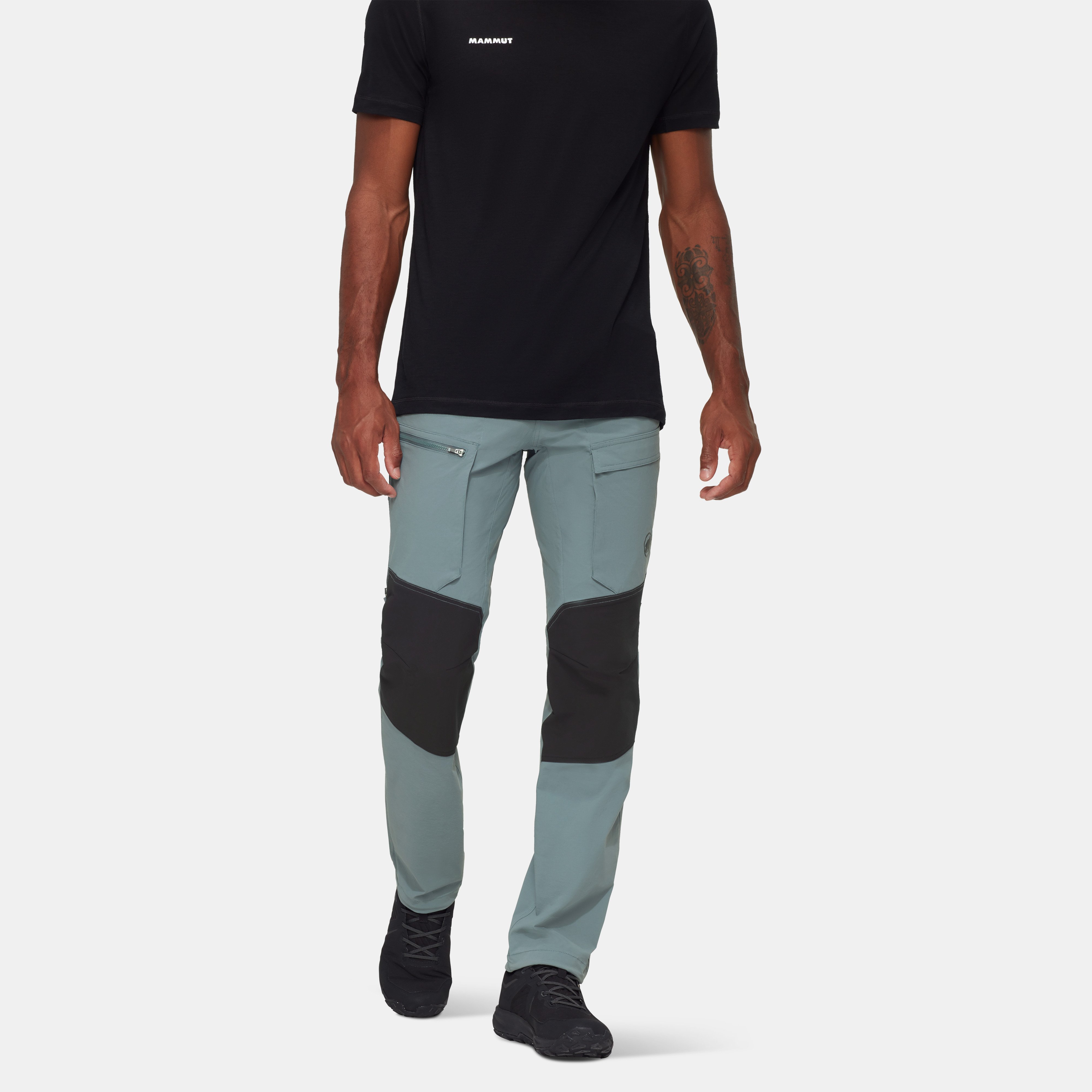 Mammut Zinal Hybrid Pants Men, strata-black - Strata-black
