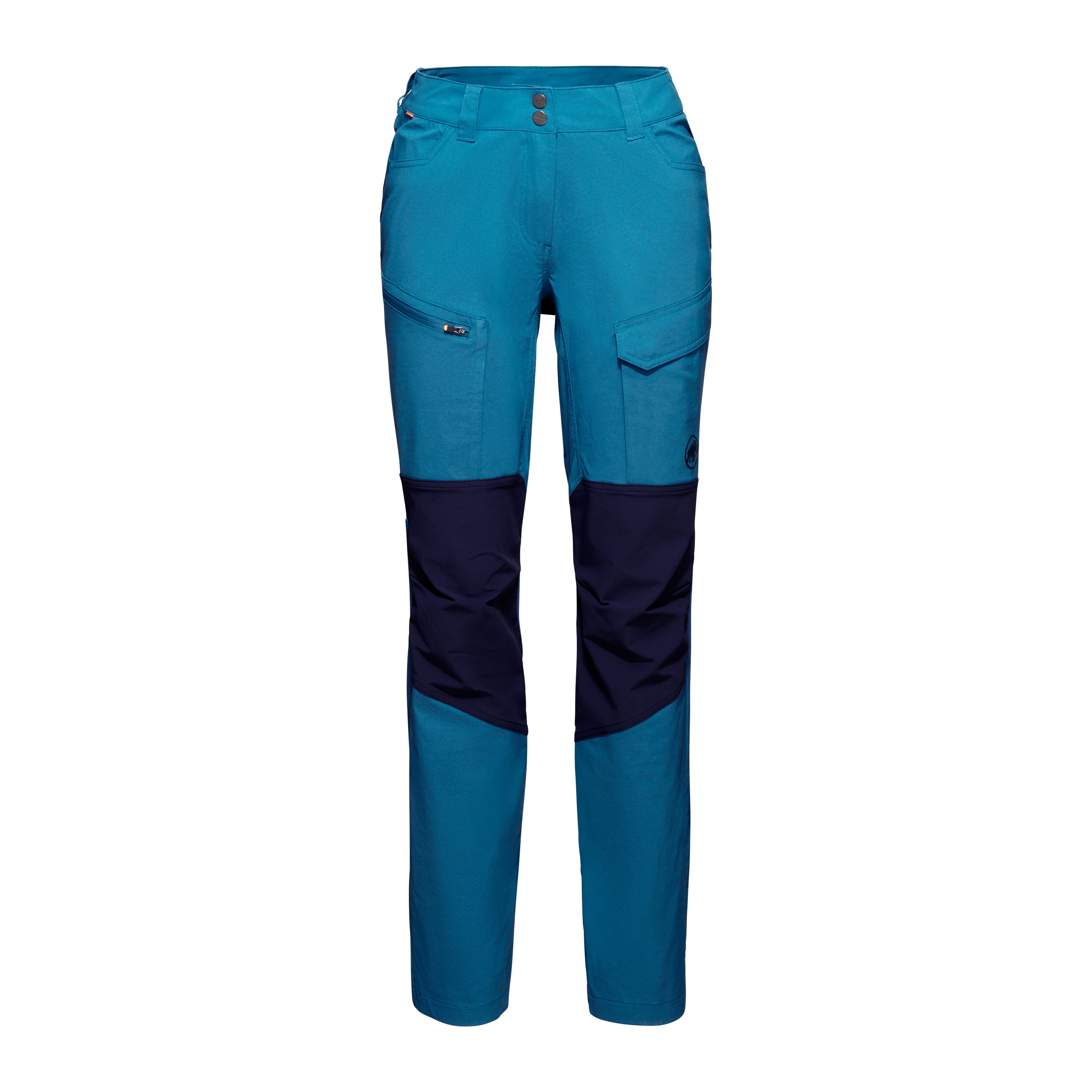 Zinal Hybrid Pants Women - deep ice-marine, EU 32, normal thumbnail