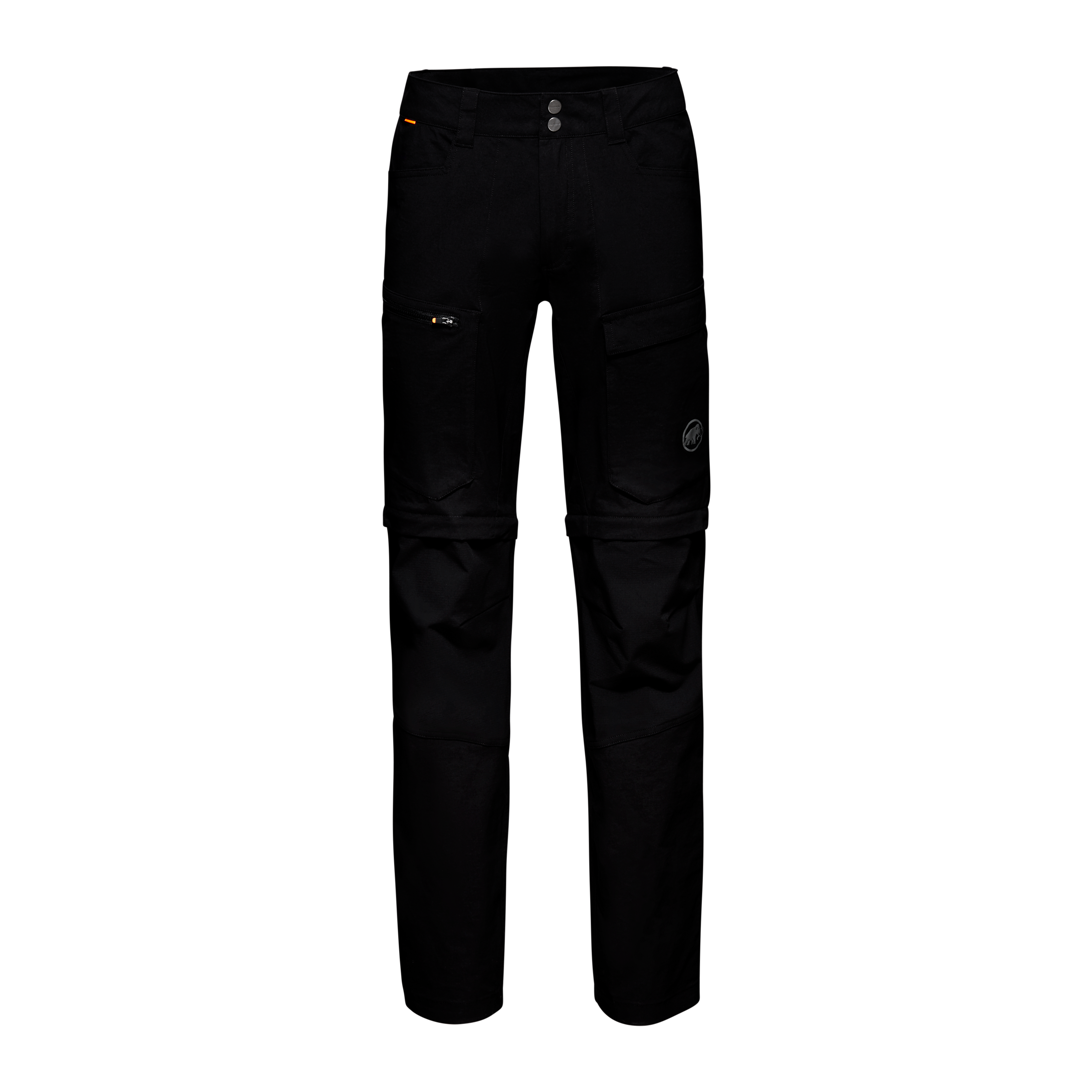 Zinal Hybrid Zip Off Pants Men - black, UK 40, short thumbnail