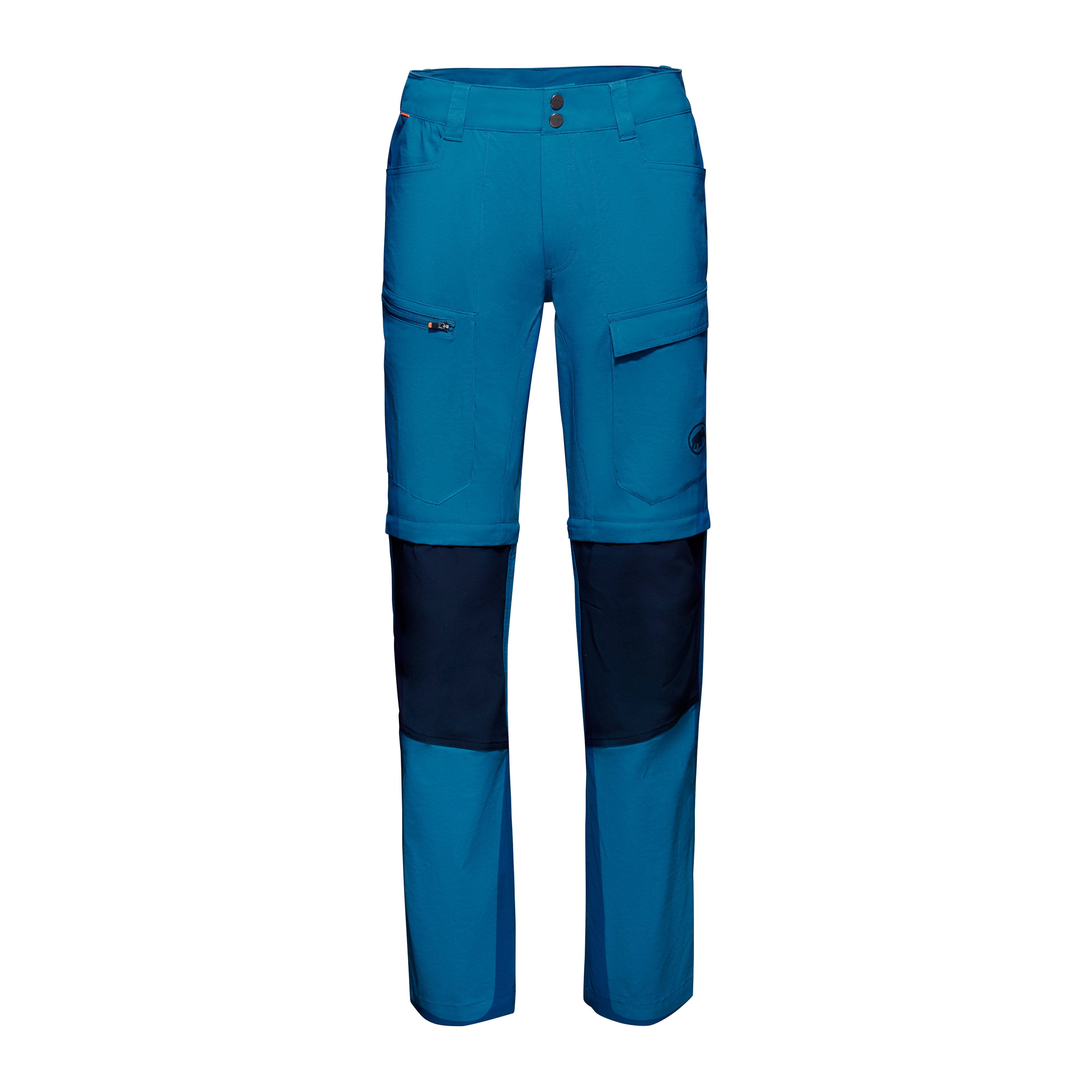 Zinal Hybrid Zip Off Pants Men - deep ice-marine, UK 40, normal thumbnail