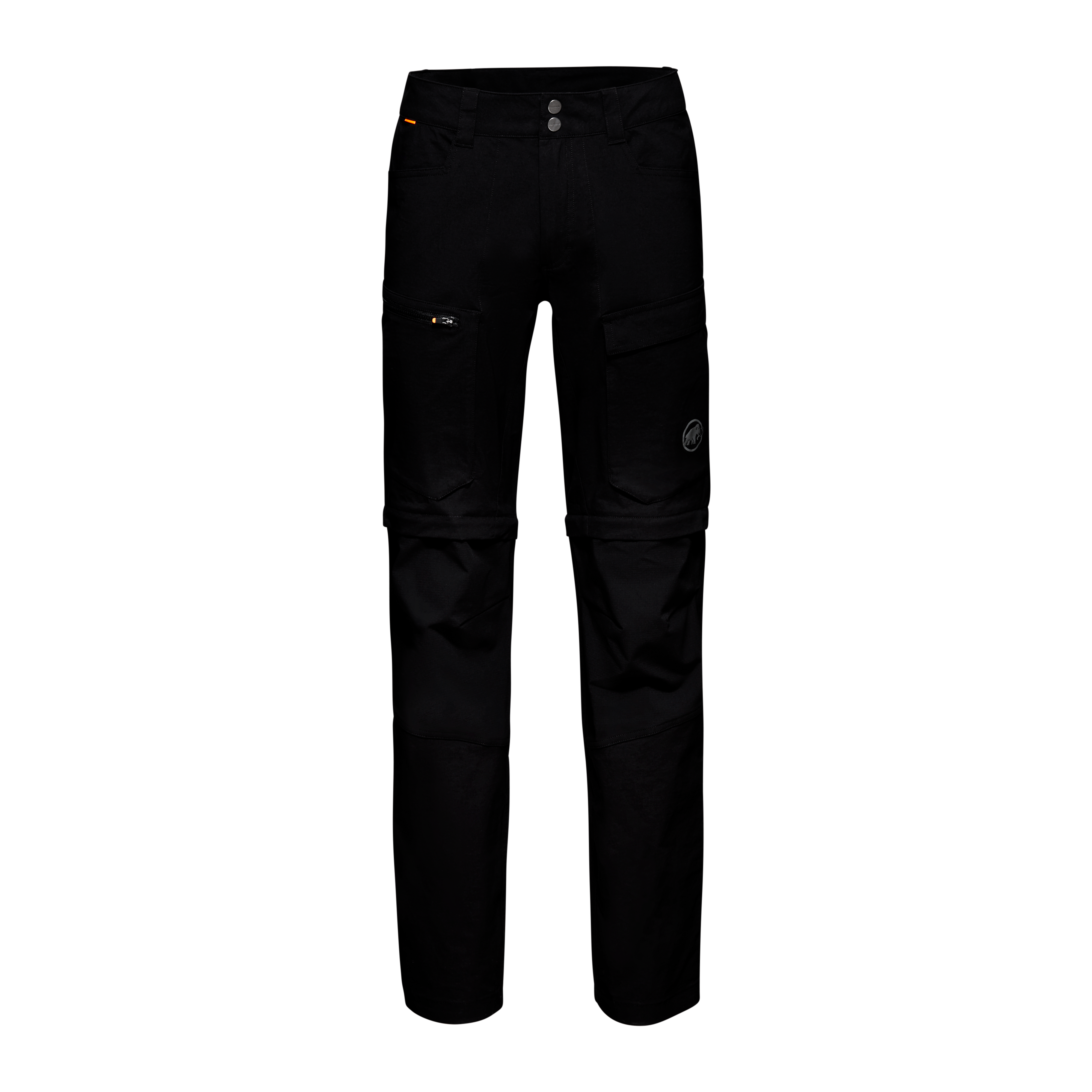 Mammut Zinal Hybrid Zip Off Pants Men, black - Black - Thumbnail