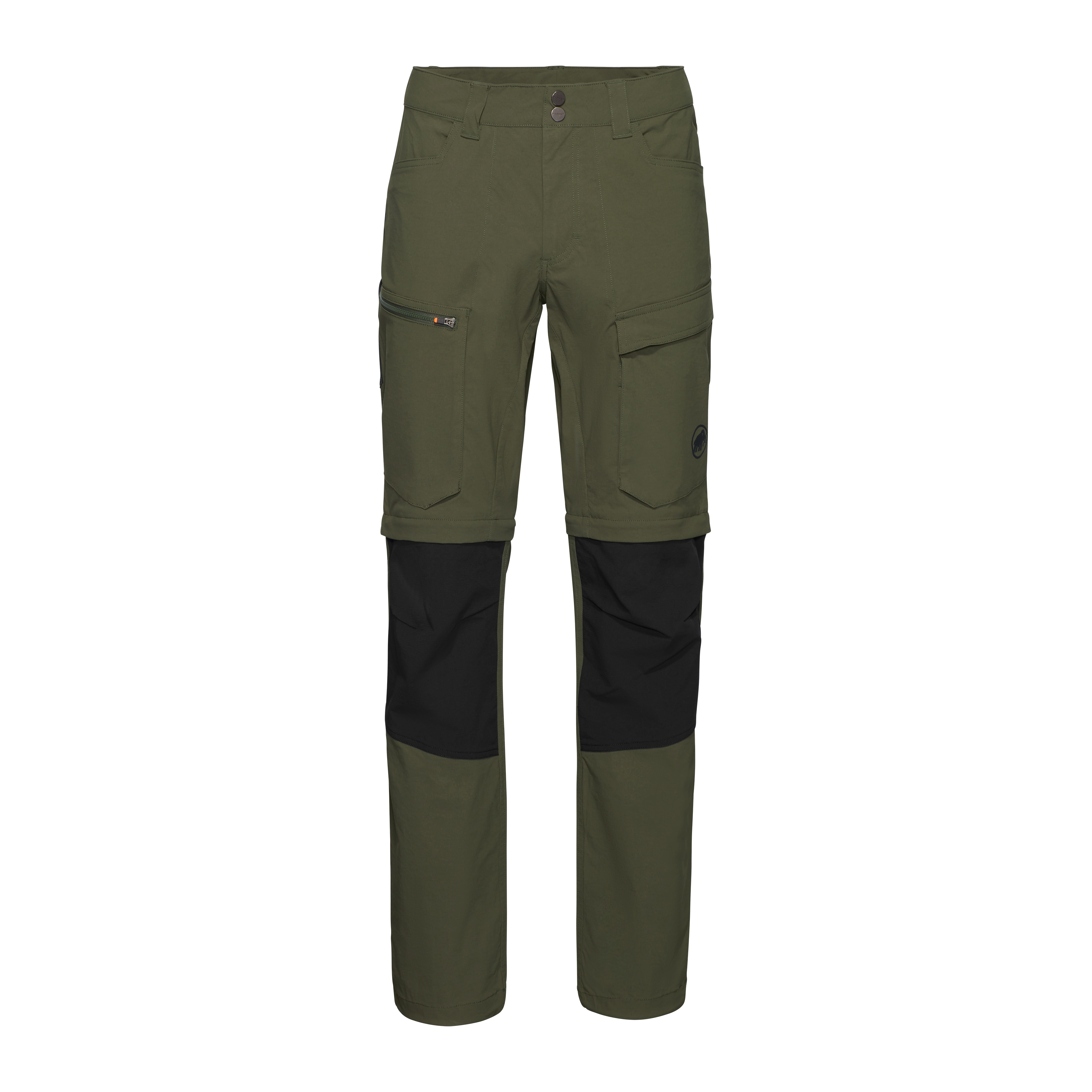 Mammut Zinal Hybrid Zip Off Pants Men, dark marsh-black - Dark marsh-black - Thumbnail