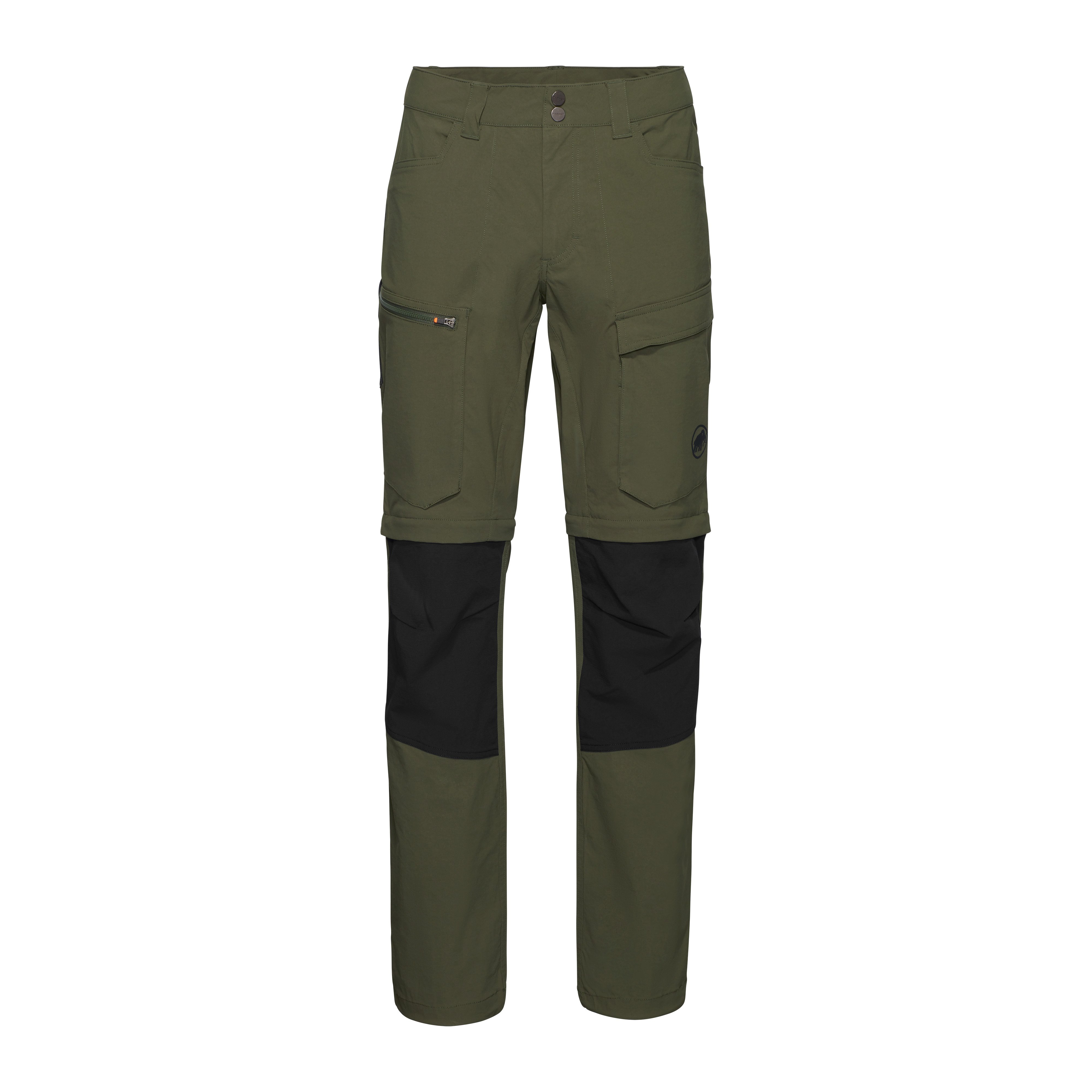 Mammut Zinal Hybrid Zip Off Pants Men - Black/Strata-black/Dark marsh-black - Thumbnail