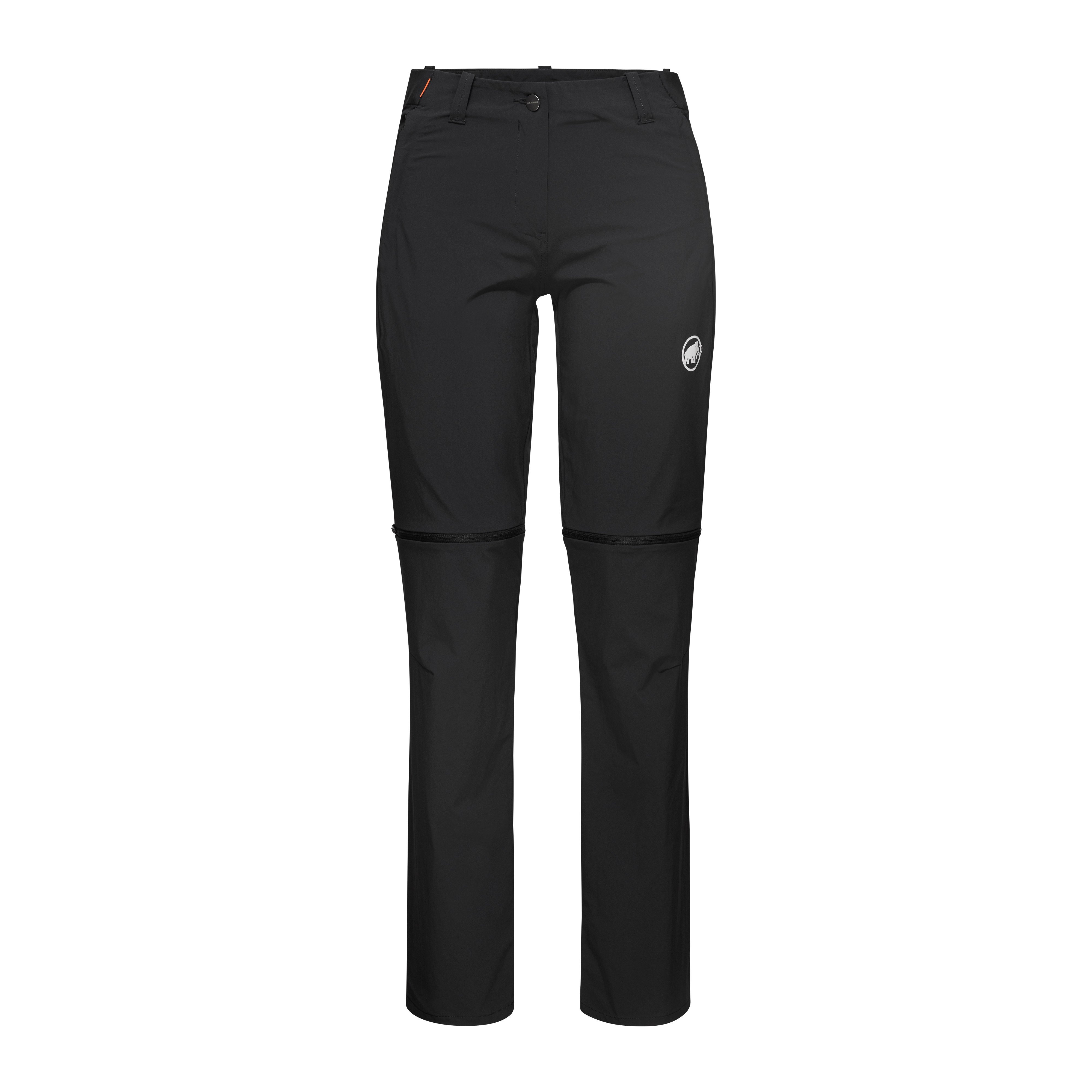 Mammut Mammut Outdoor Zip Off Pants Women - Black/Dark marsh - Thumbnail
