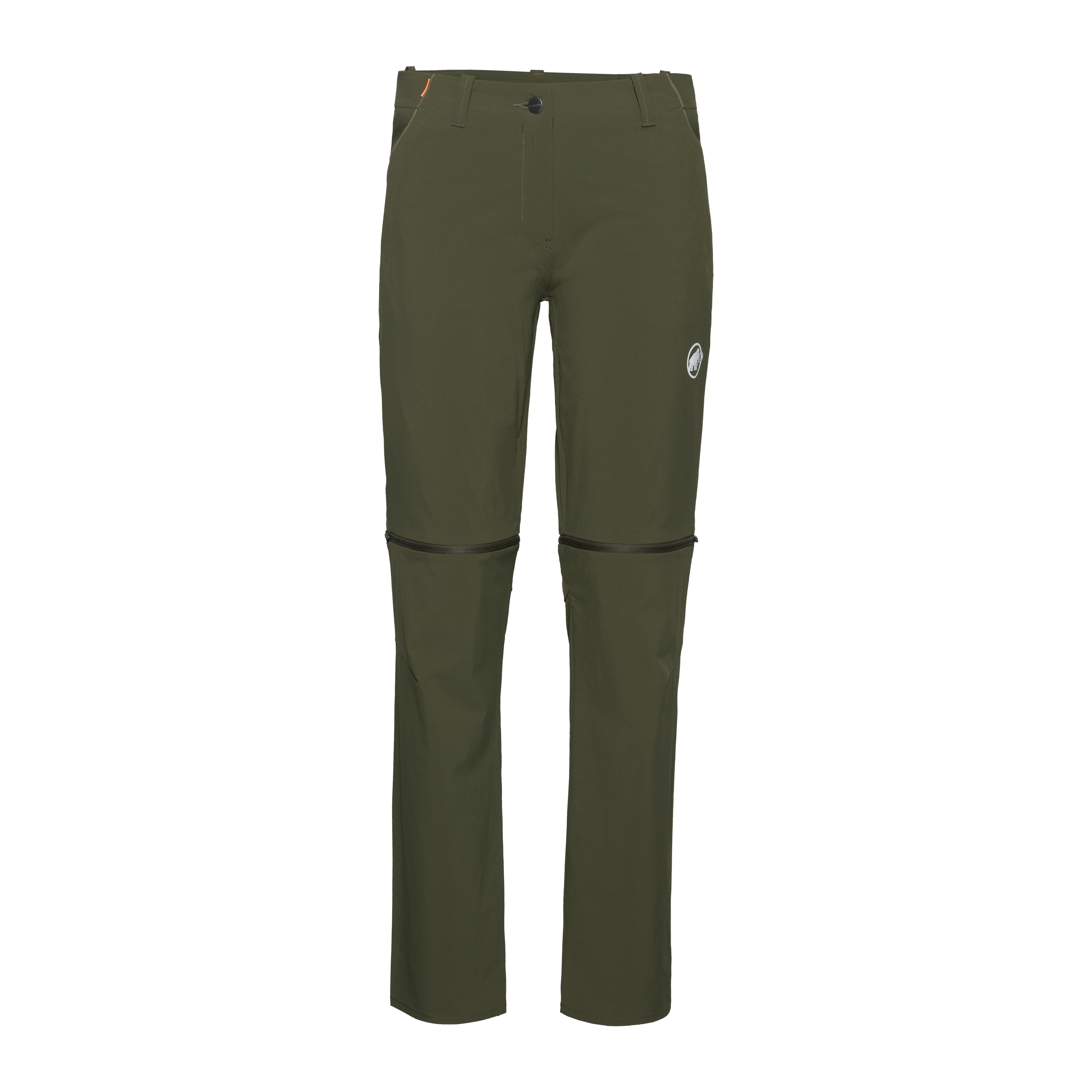 Mammut Mammut Outdoor Zip Off Pants Women - Black/Dark marsh - Thumbnail