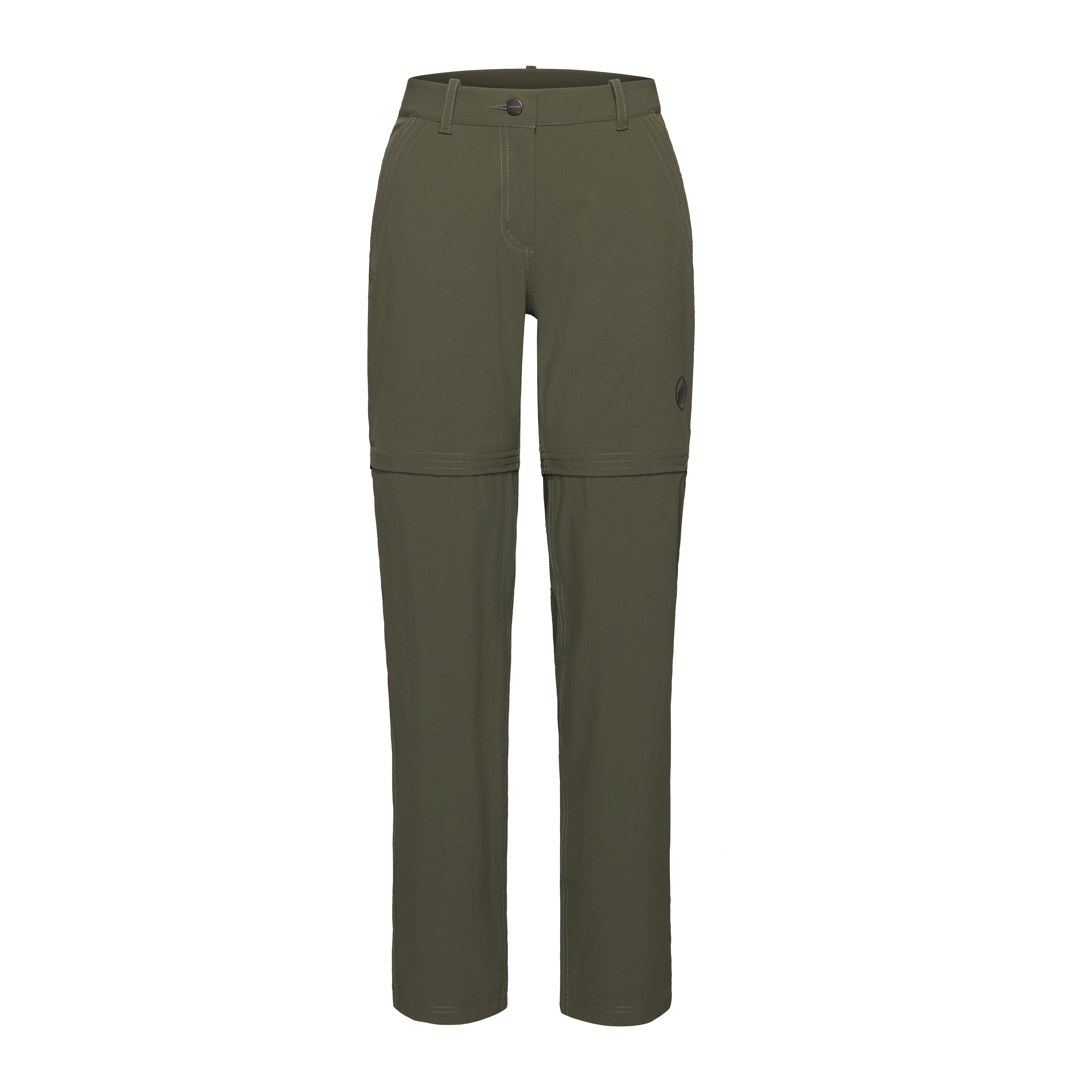 Mammut Hiking V Zip Off Pants Women, dark marsh - Dark marsh - Thumbnail