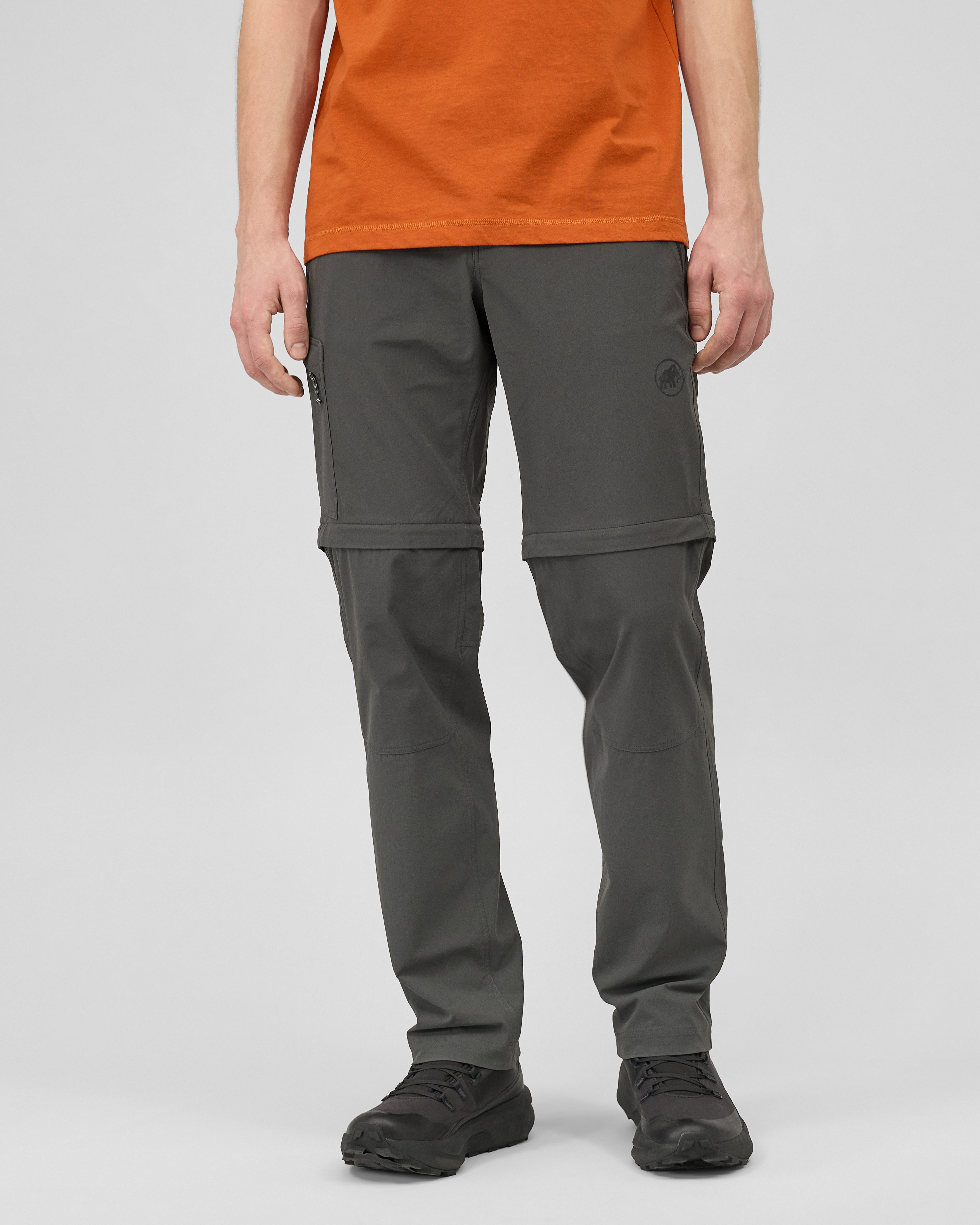 Mammut Runbold IV Zip Off Pants Men, gabbro - Gabbro - Model front view