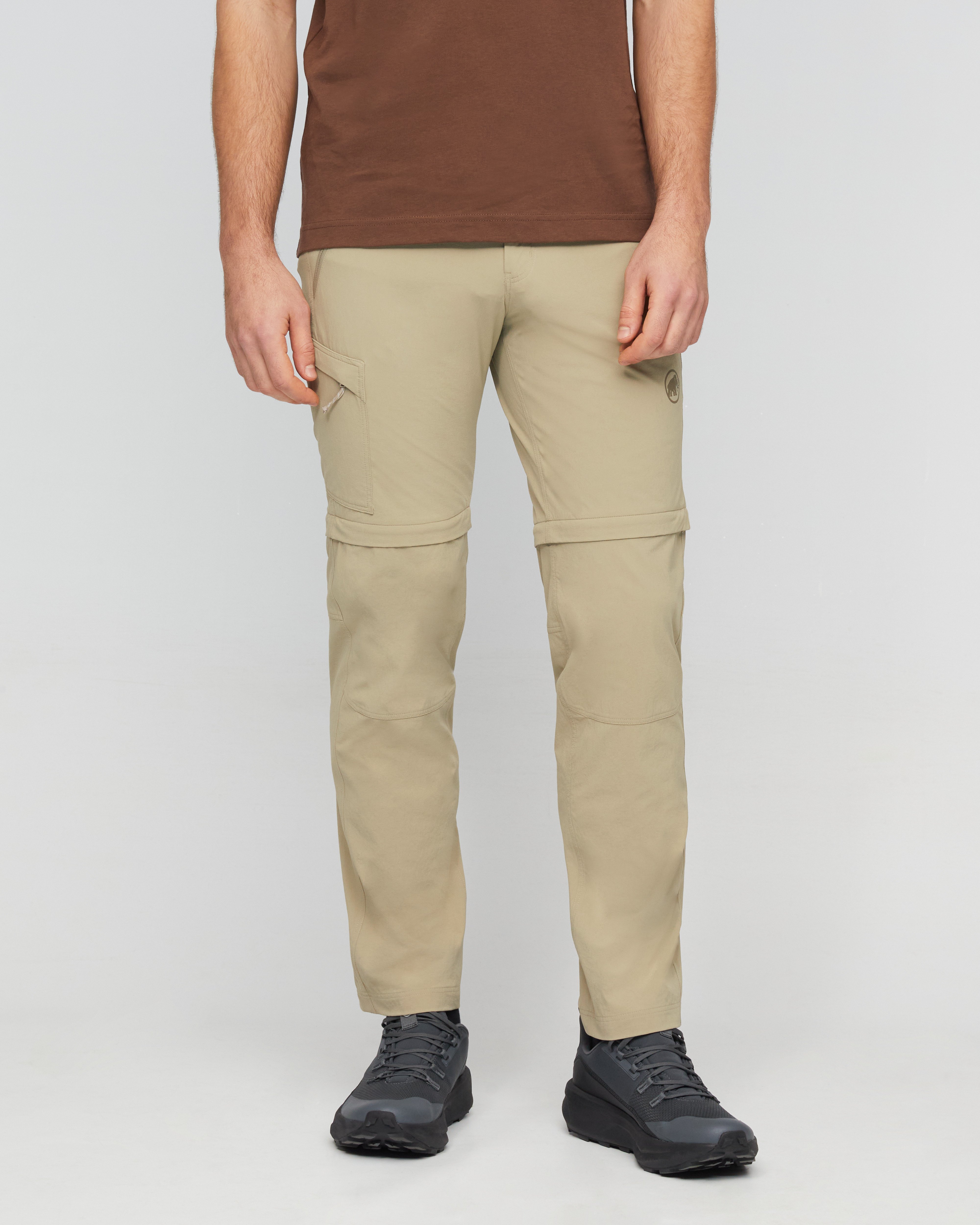 Mammut Runbold IV Zip Off Pants Men, sablun - Sablun - Model front view