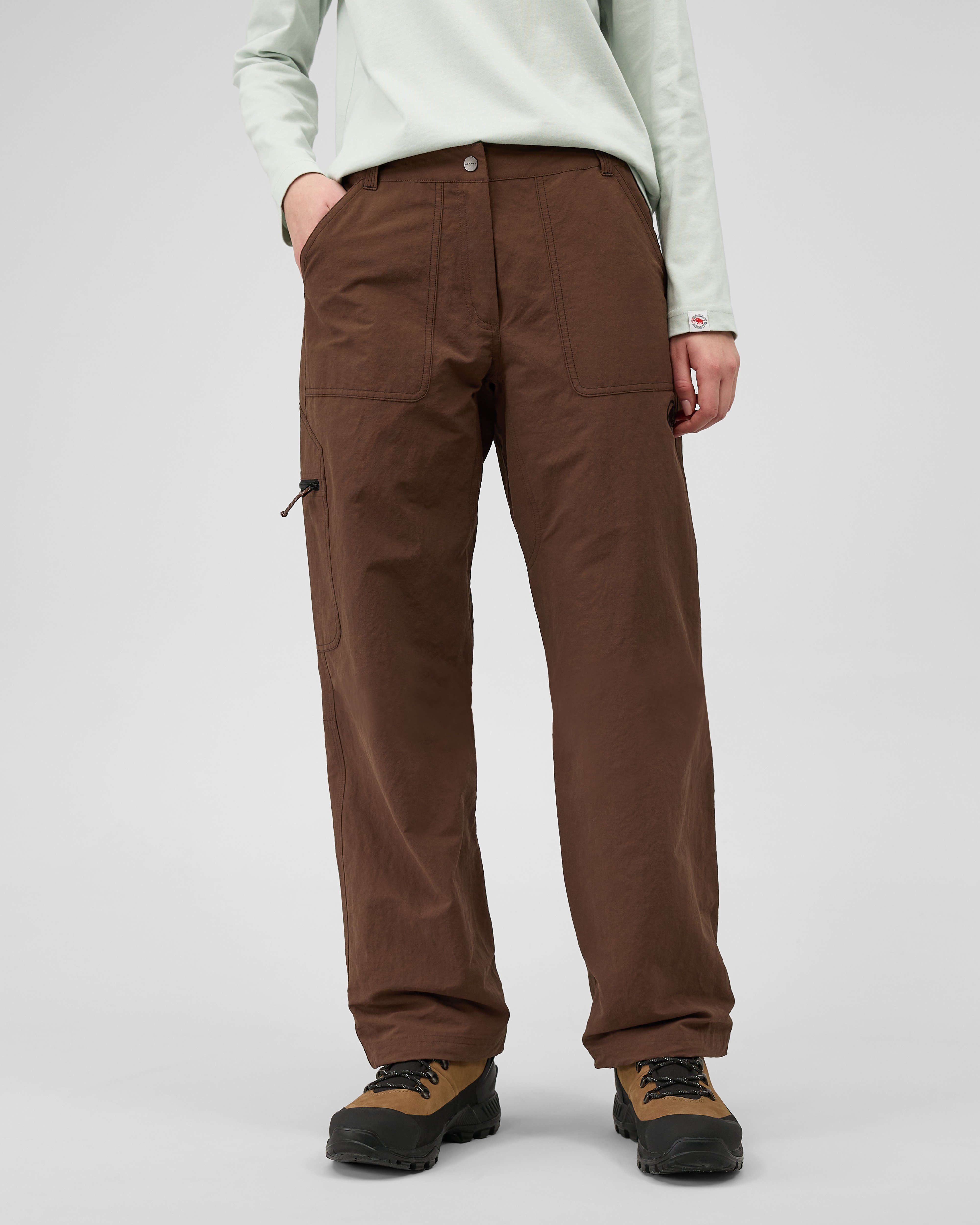 Mammut Workhorse Climbing Pants Women, soil - Soil - Model front view