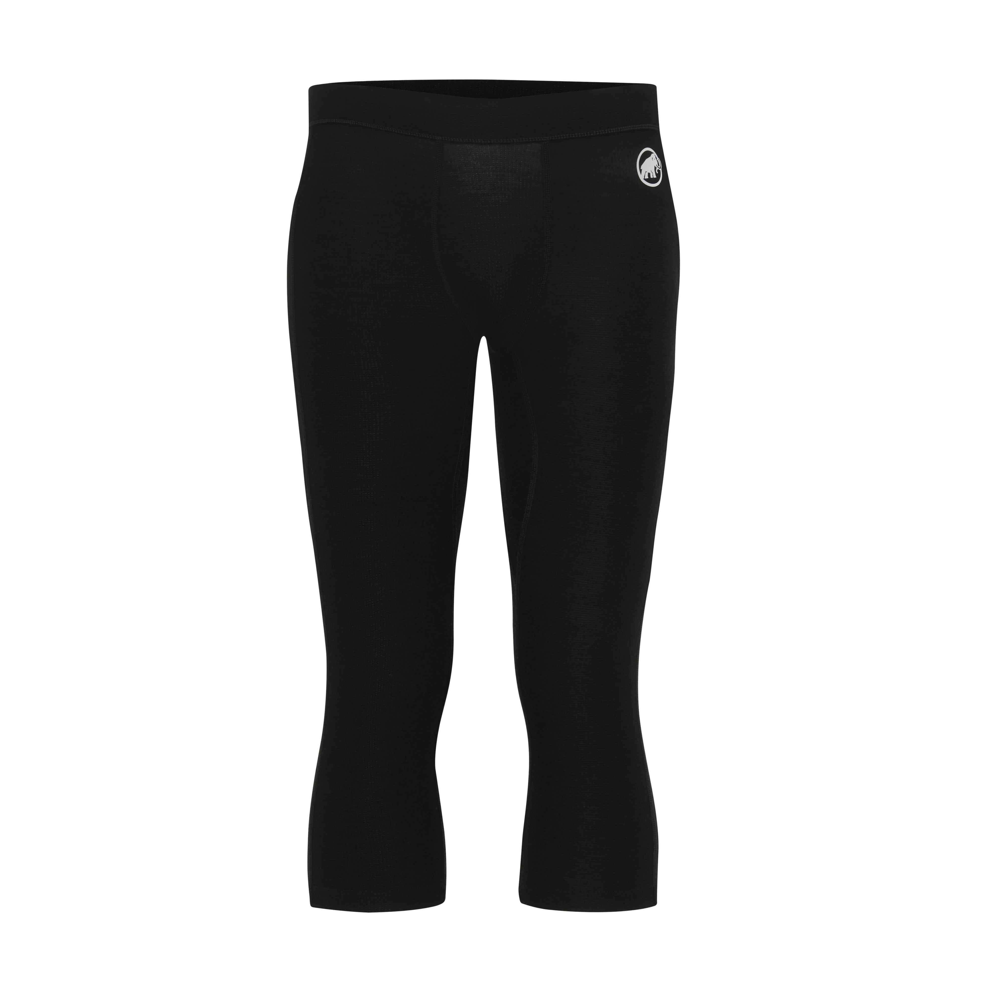 Mammut Tree Wool Thermal FL 3/4 Tights Men - Black/Strata/Tschiel melange - Thumbnail