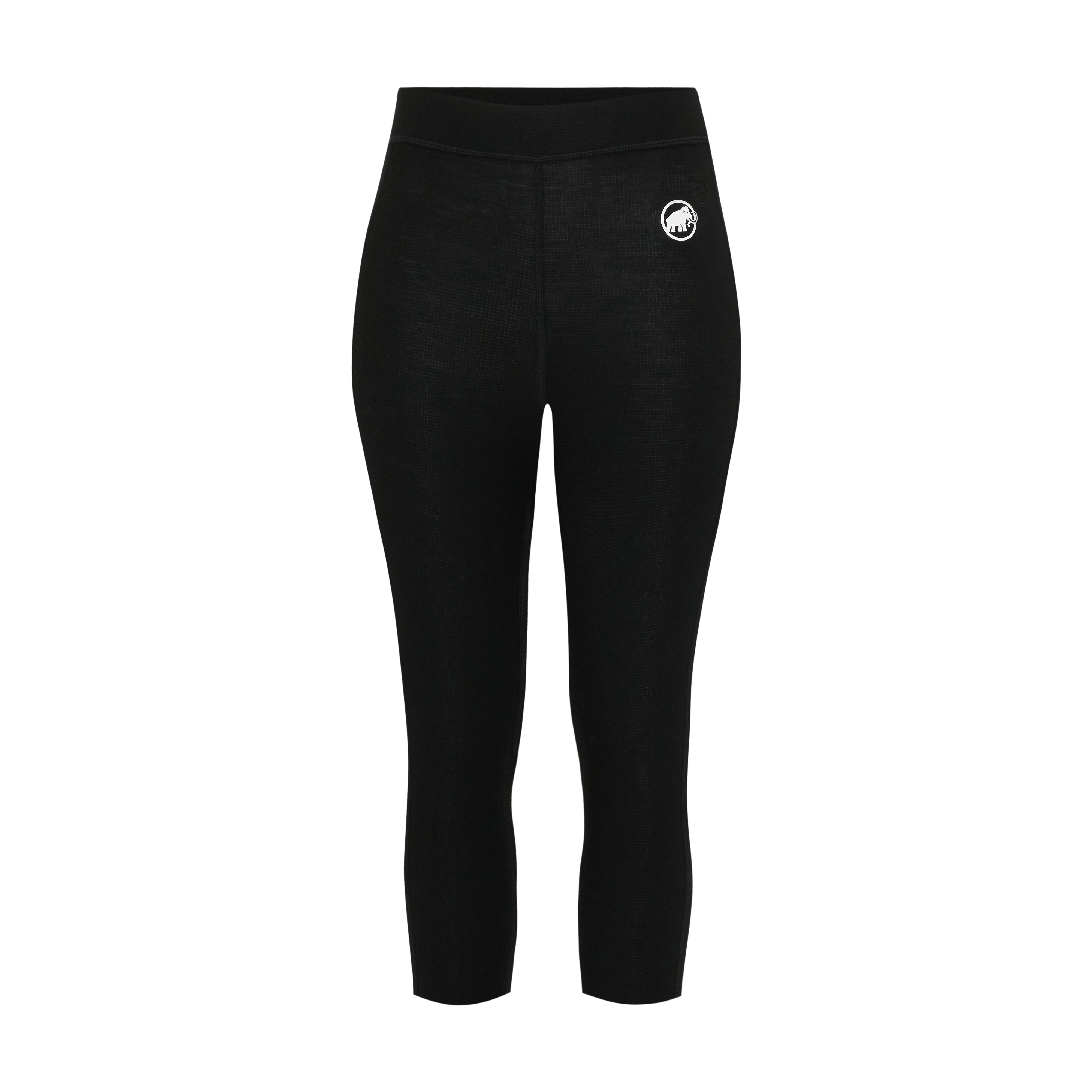 Mammut Tree Wool Thermal FL 3/4 Tights Women - Black/Paloja melange - Thumbnail