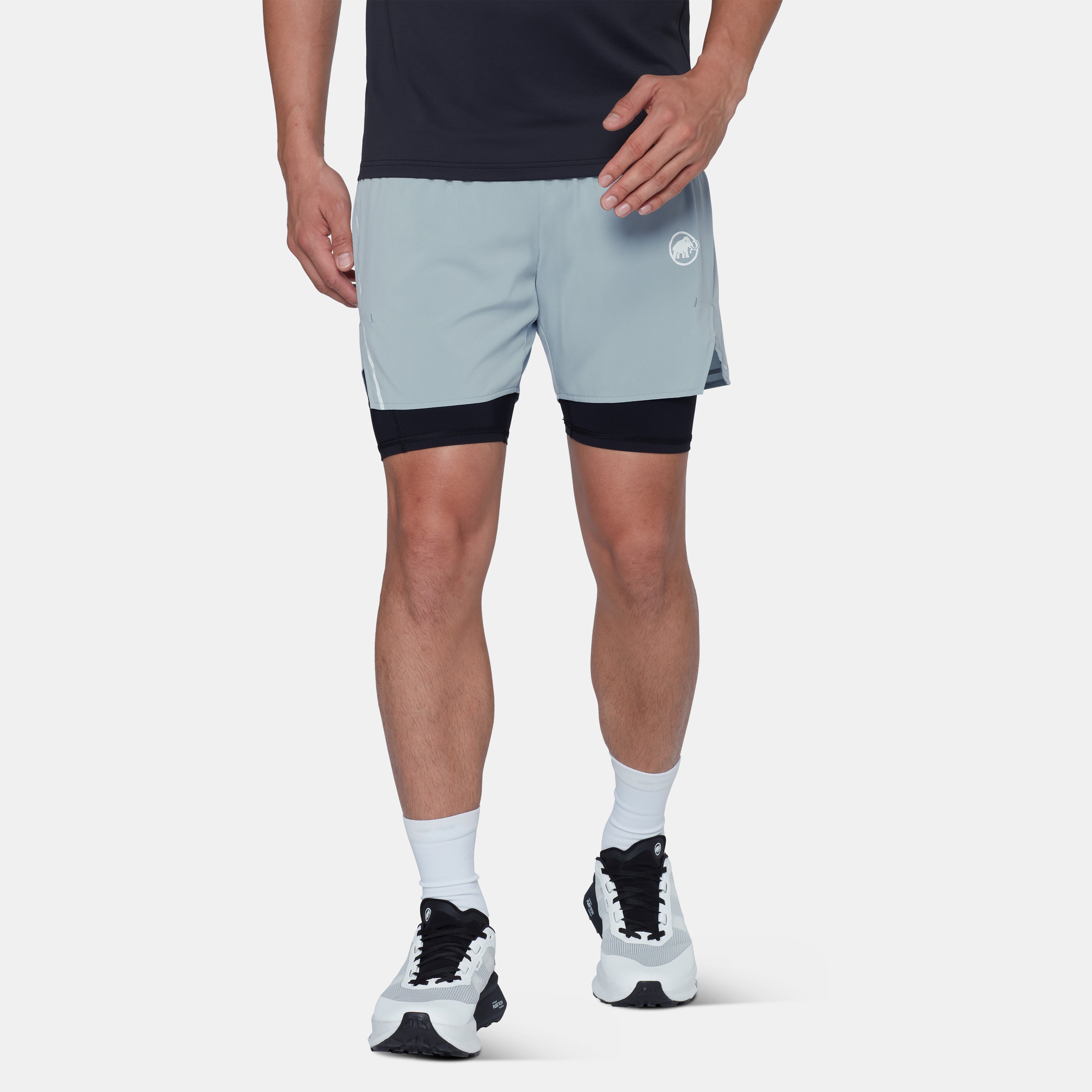 Mammut Aenergy TR 2 in 1 Shorts Men, nebla-black - Nebla-black