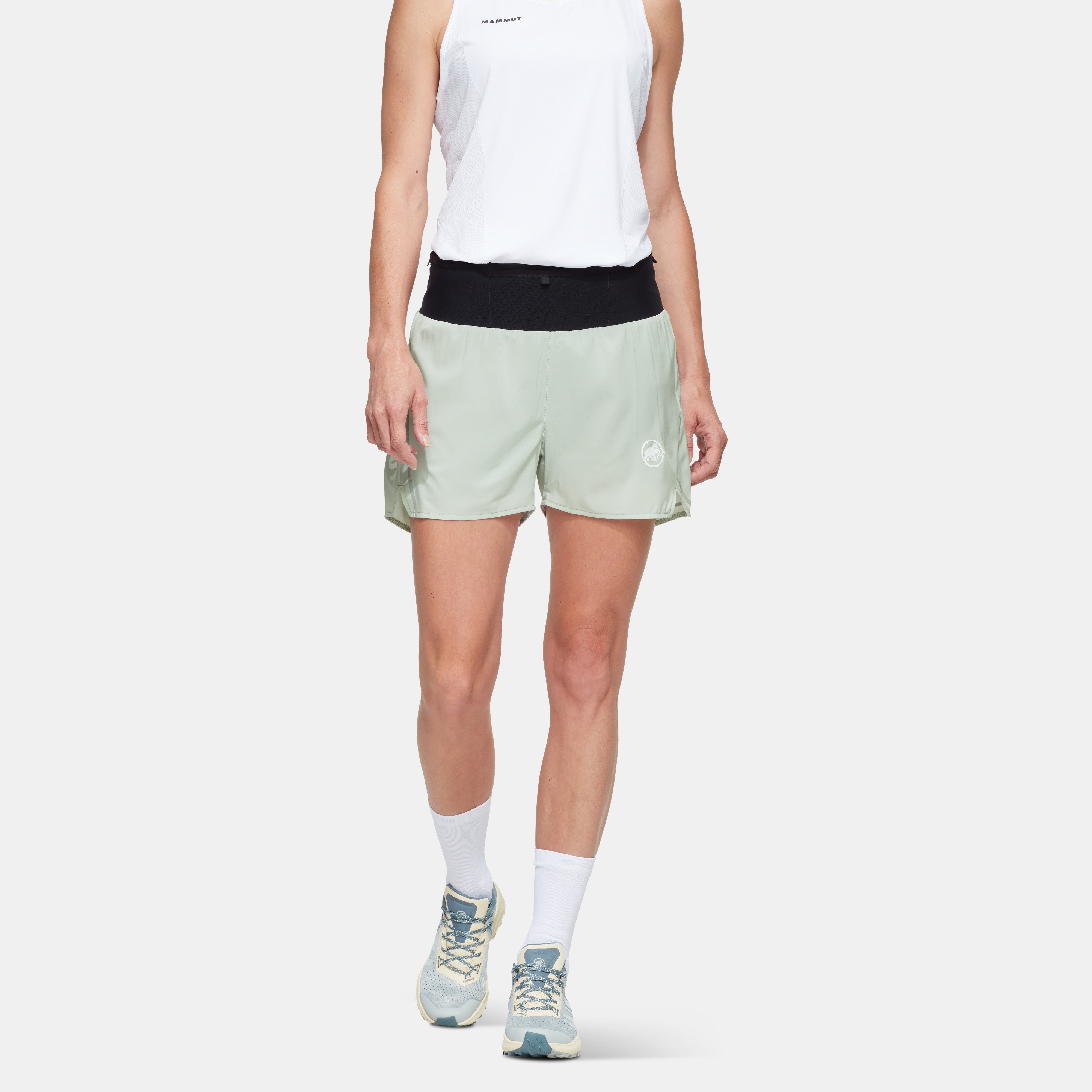 Mammut Aenergy TR 2 in 1 Shorts Women, silver sage-black - Silver sage-black