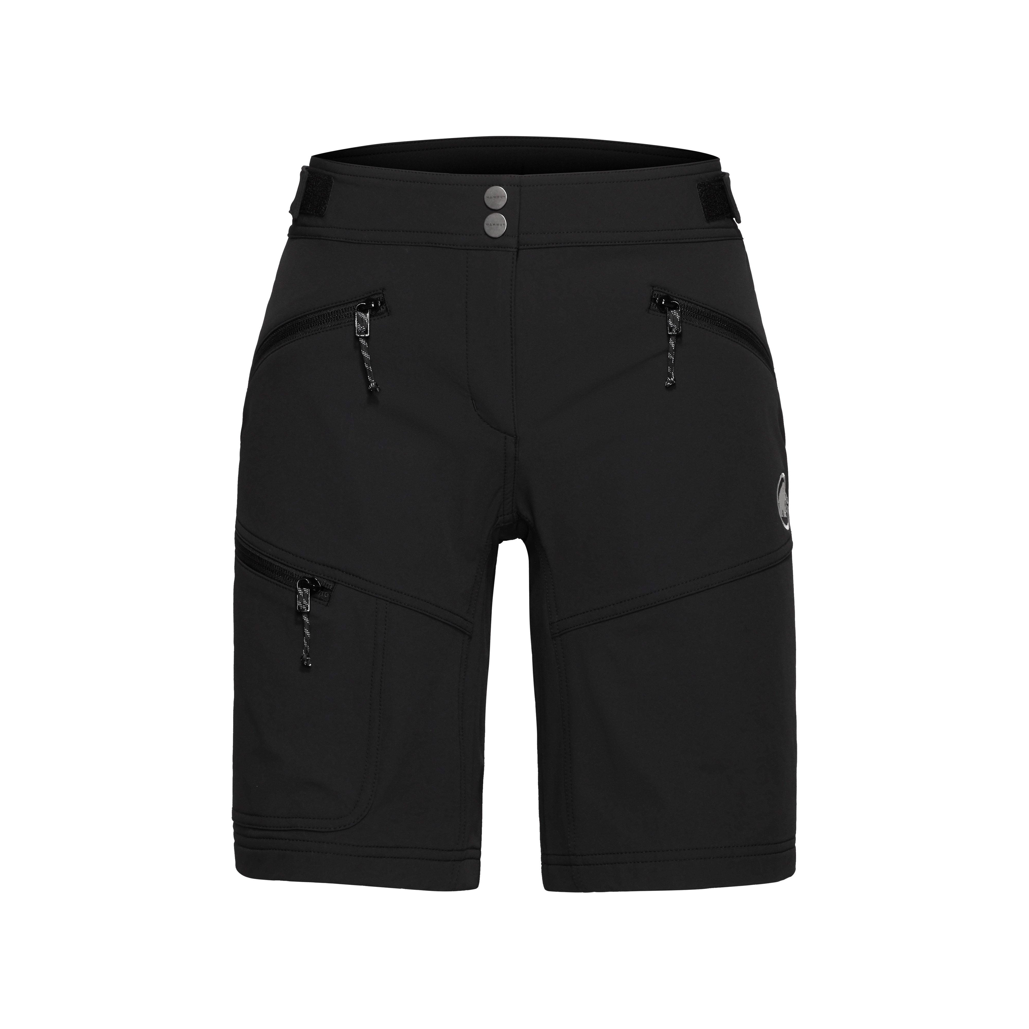 Mammut Taiss SO Shorts Women - Black/Strata/Nebla-silver sage - Thumbnail