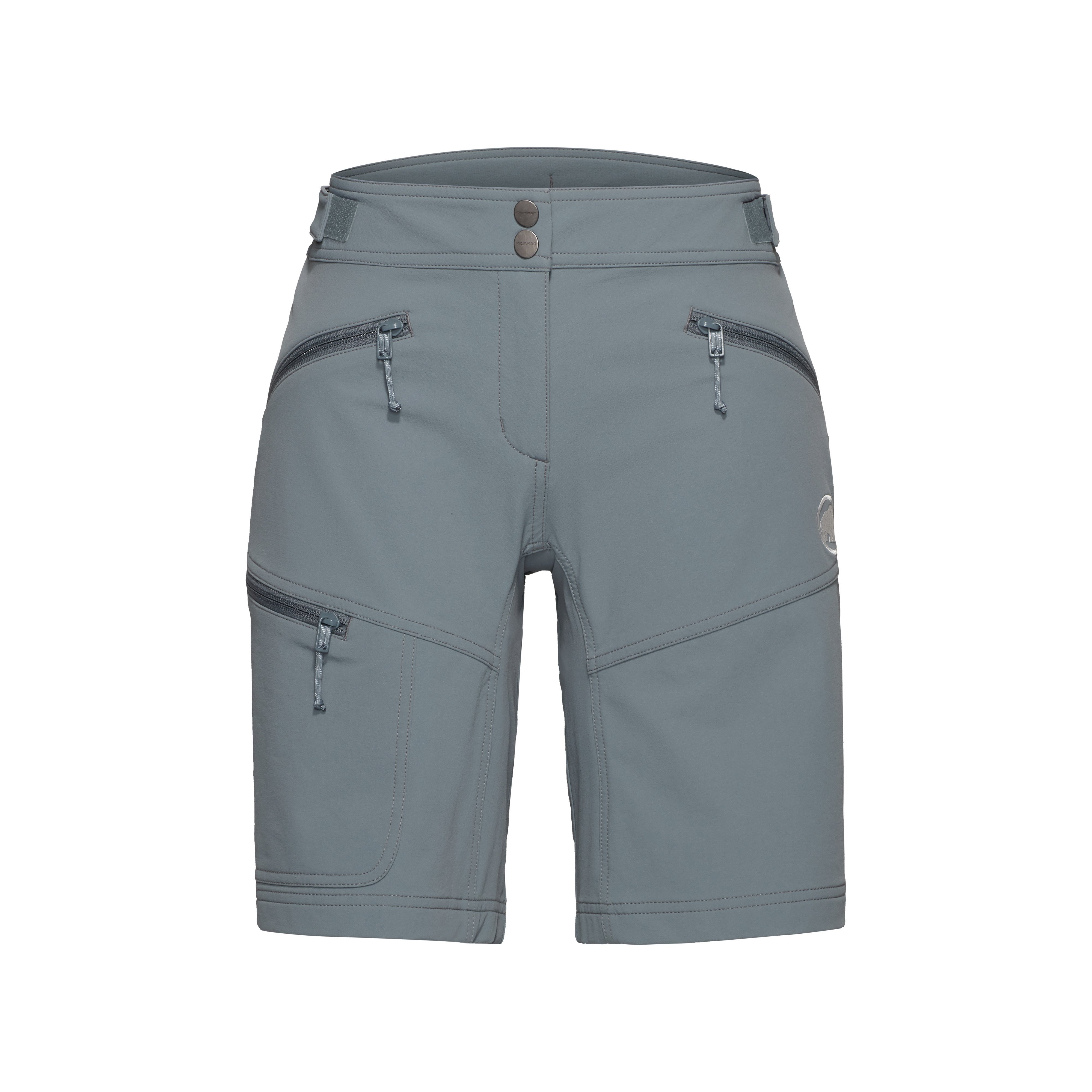Mammut Taiss SO Shorts Women - Black/Strata/Nebla-silver sage - Thumbnail