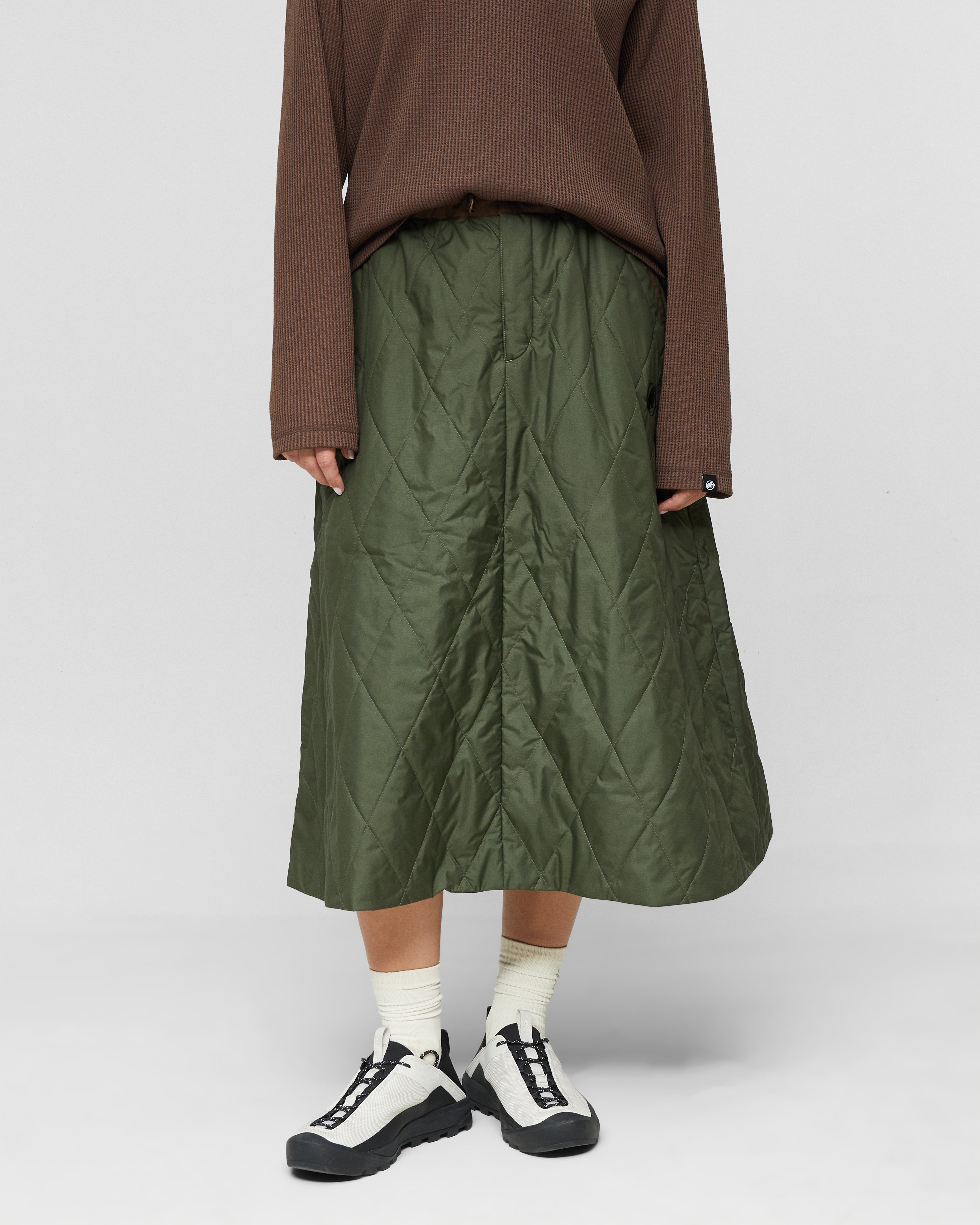 Mammut Highland Traverse IN Skirt Women, dark marsh - Dark marsh - Model front view