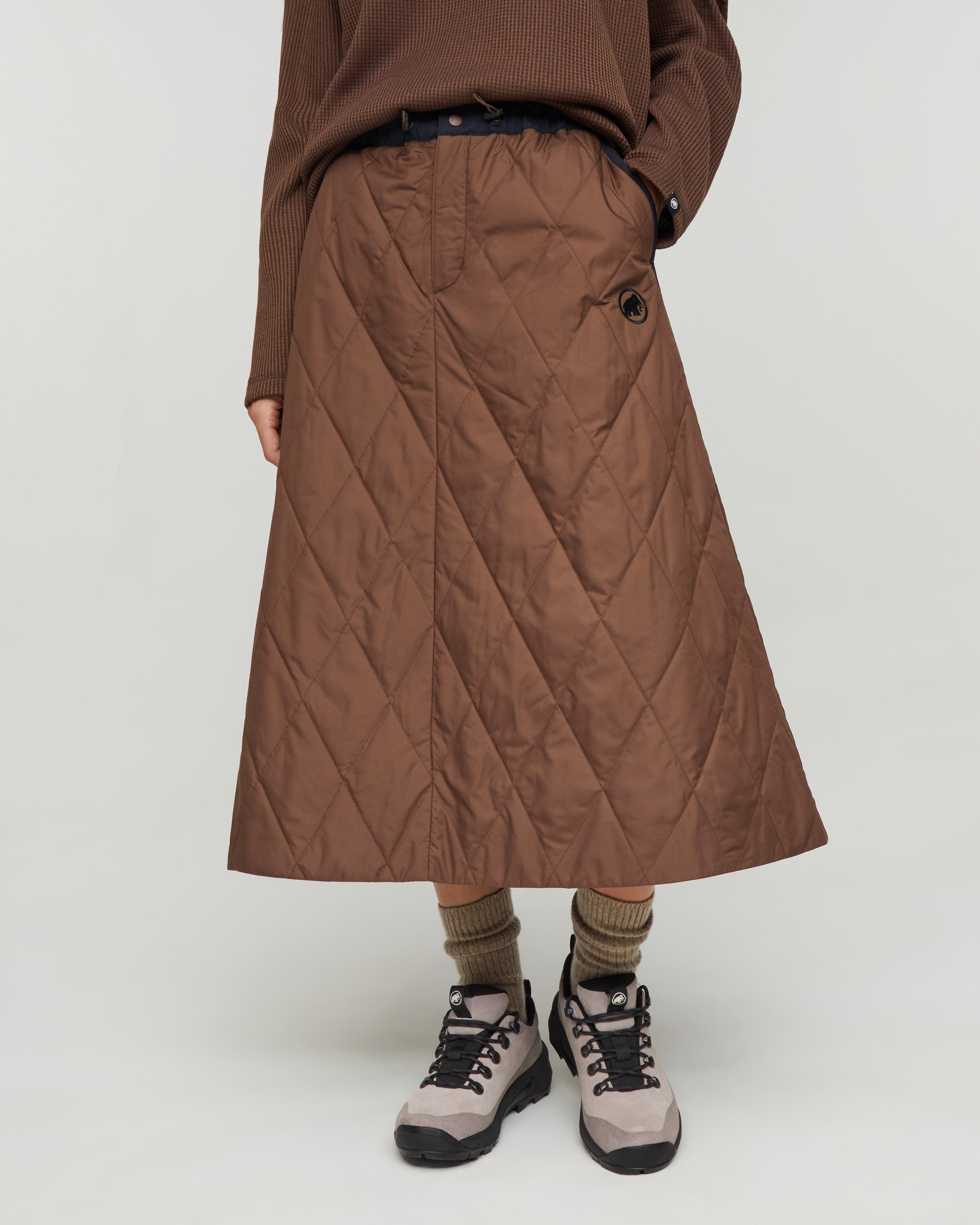 Mammut Highland Traverse IN Skirt Women, soil - Soil - Model front view