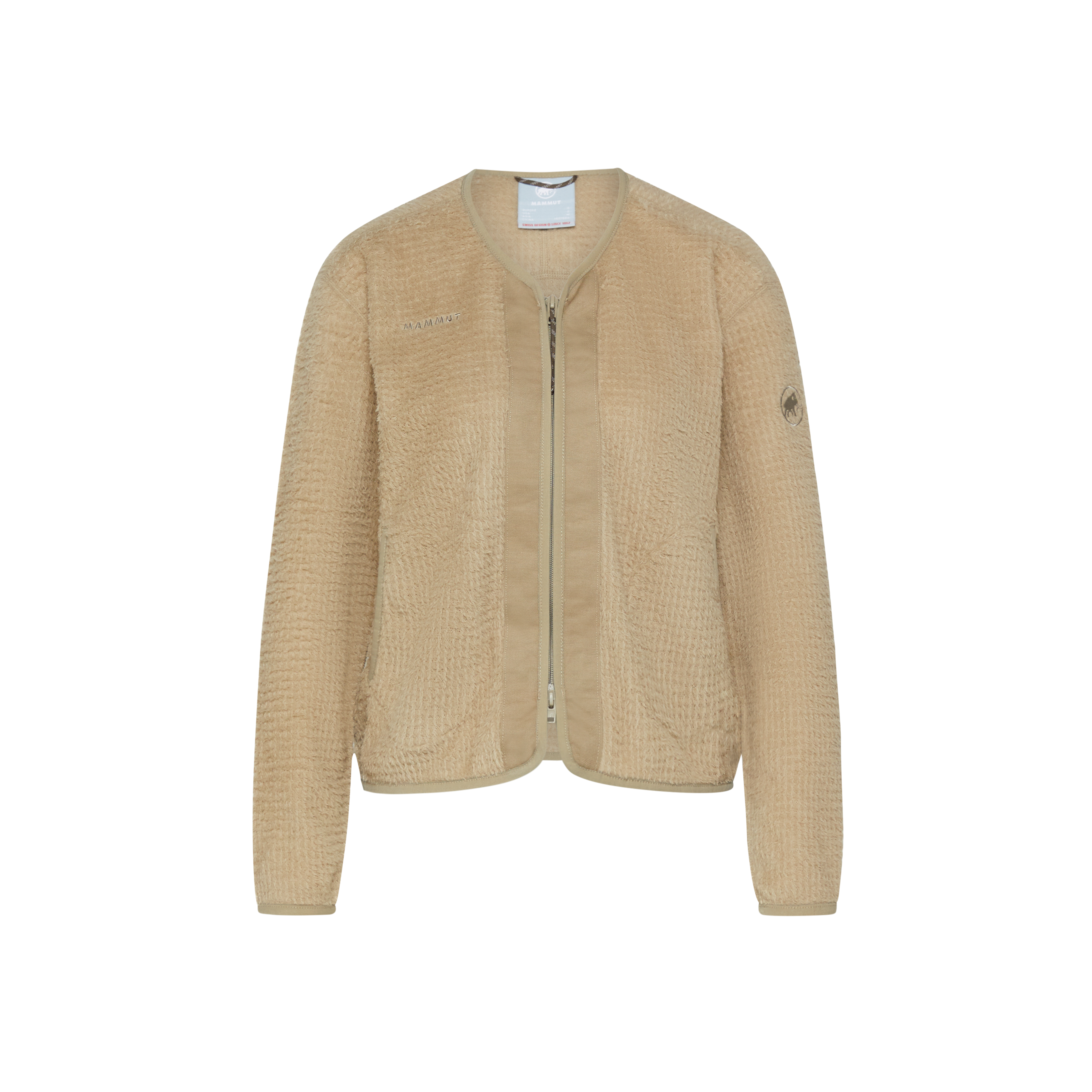 Mammut Valley ML Hybrid Cardigan Women, creas beige - Creas beige - Thumbnail