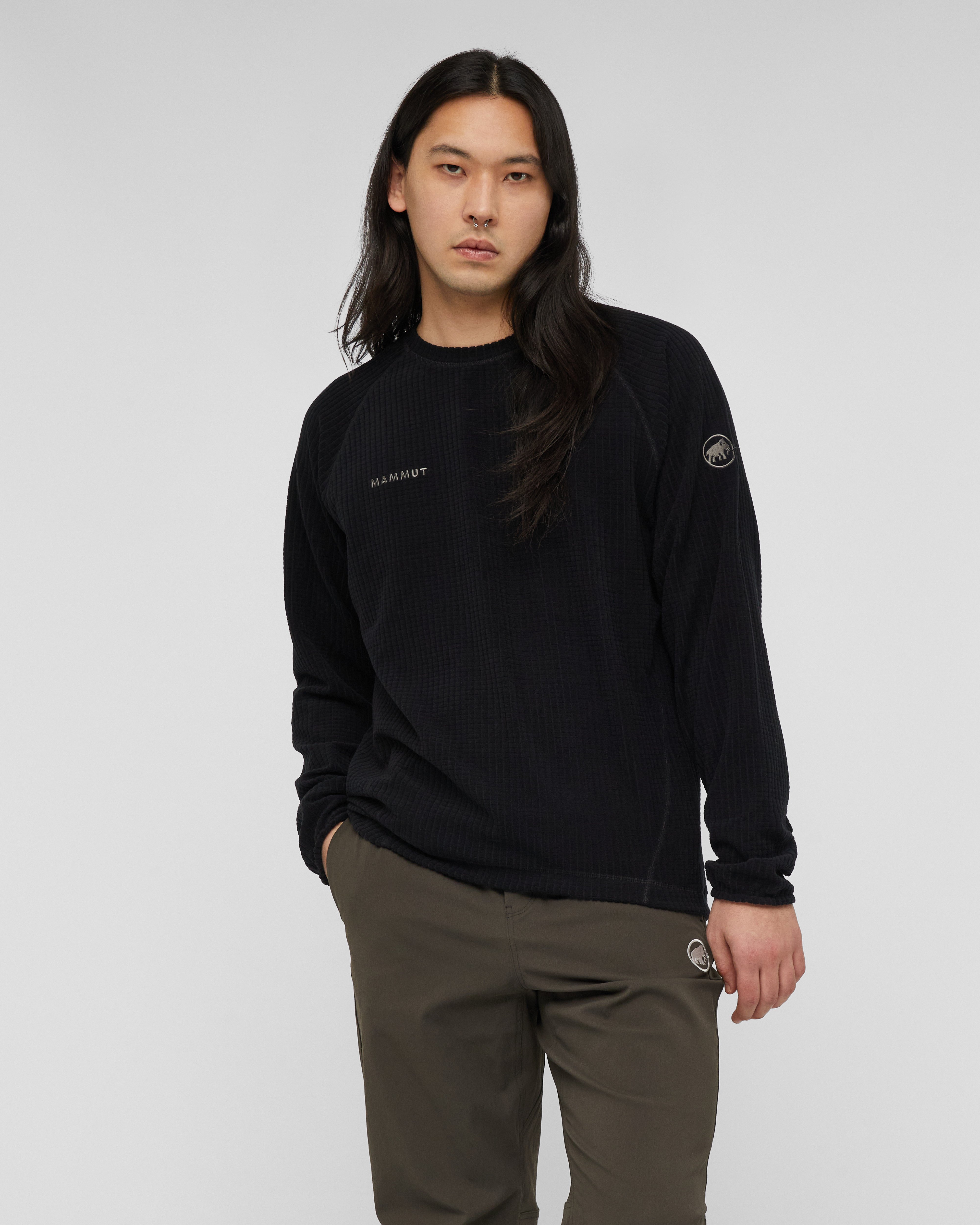 Mammut Valley ML Pull Men, creas black - Creas black