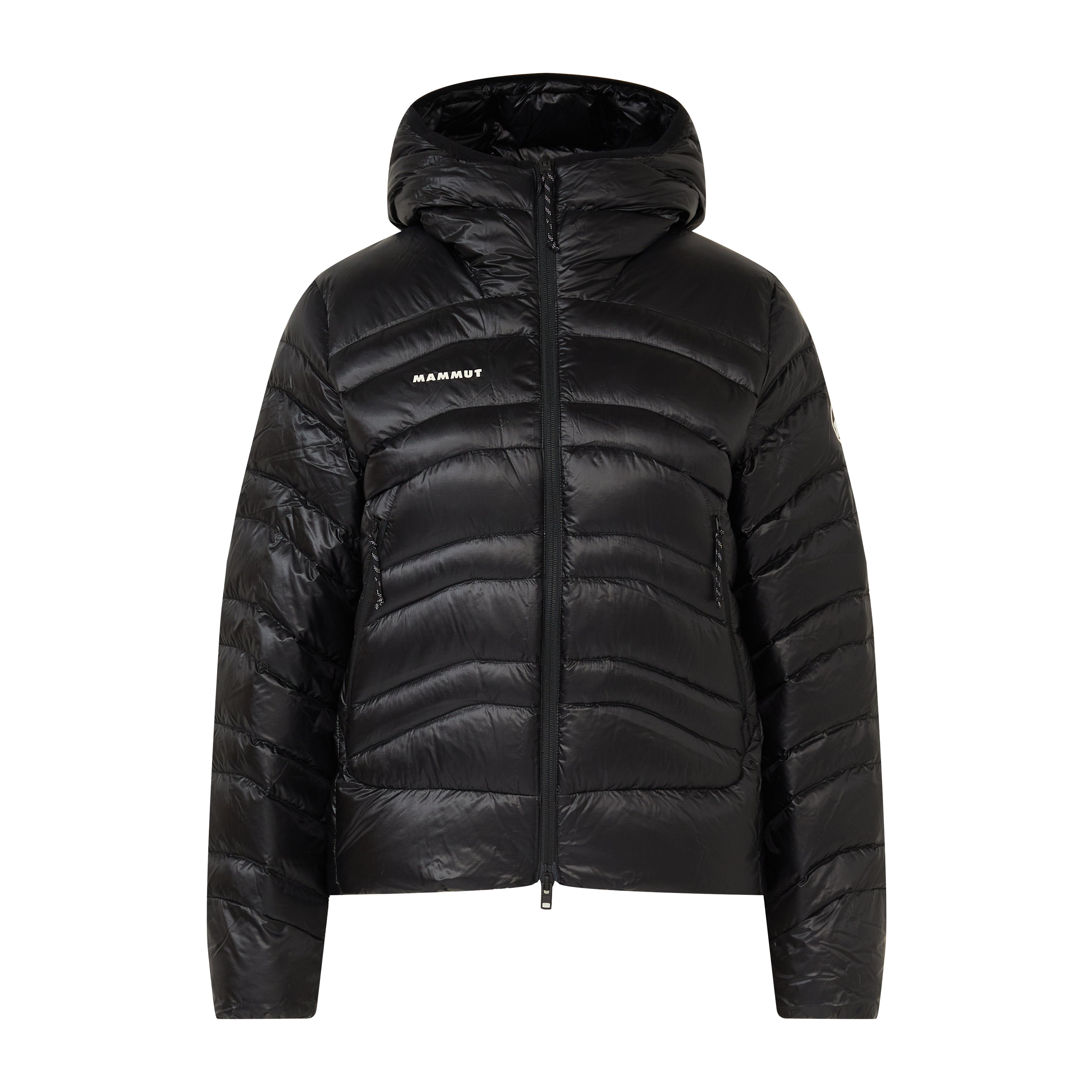 Mammut Valley Light IN Hooded Jacket Women - Creas black/Creas blue - Thumbnail