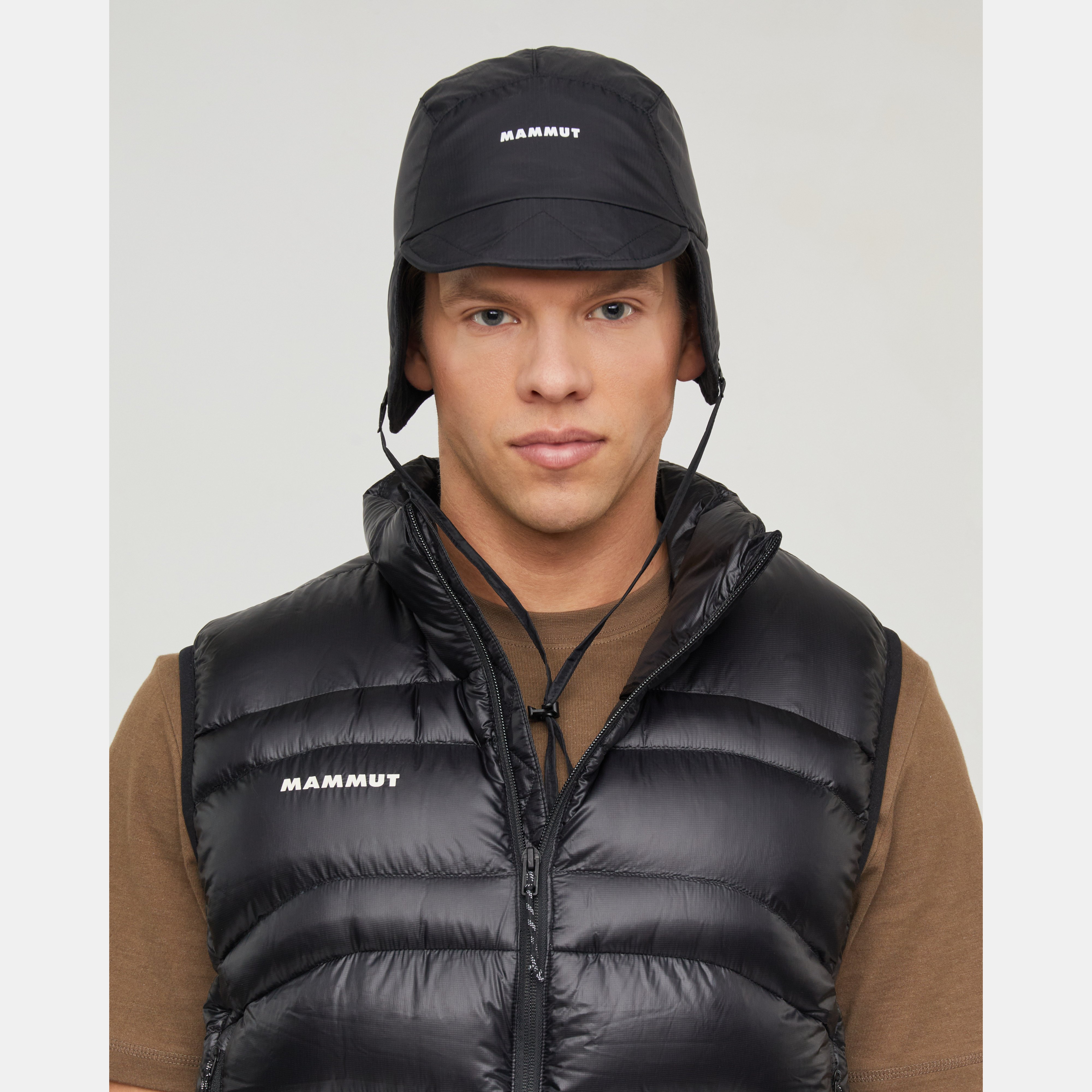 Mammut Valley Earflap Cap, creas black - Creas black