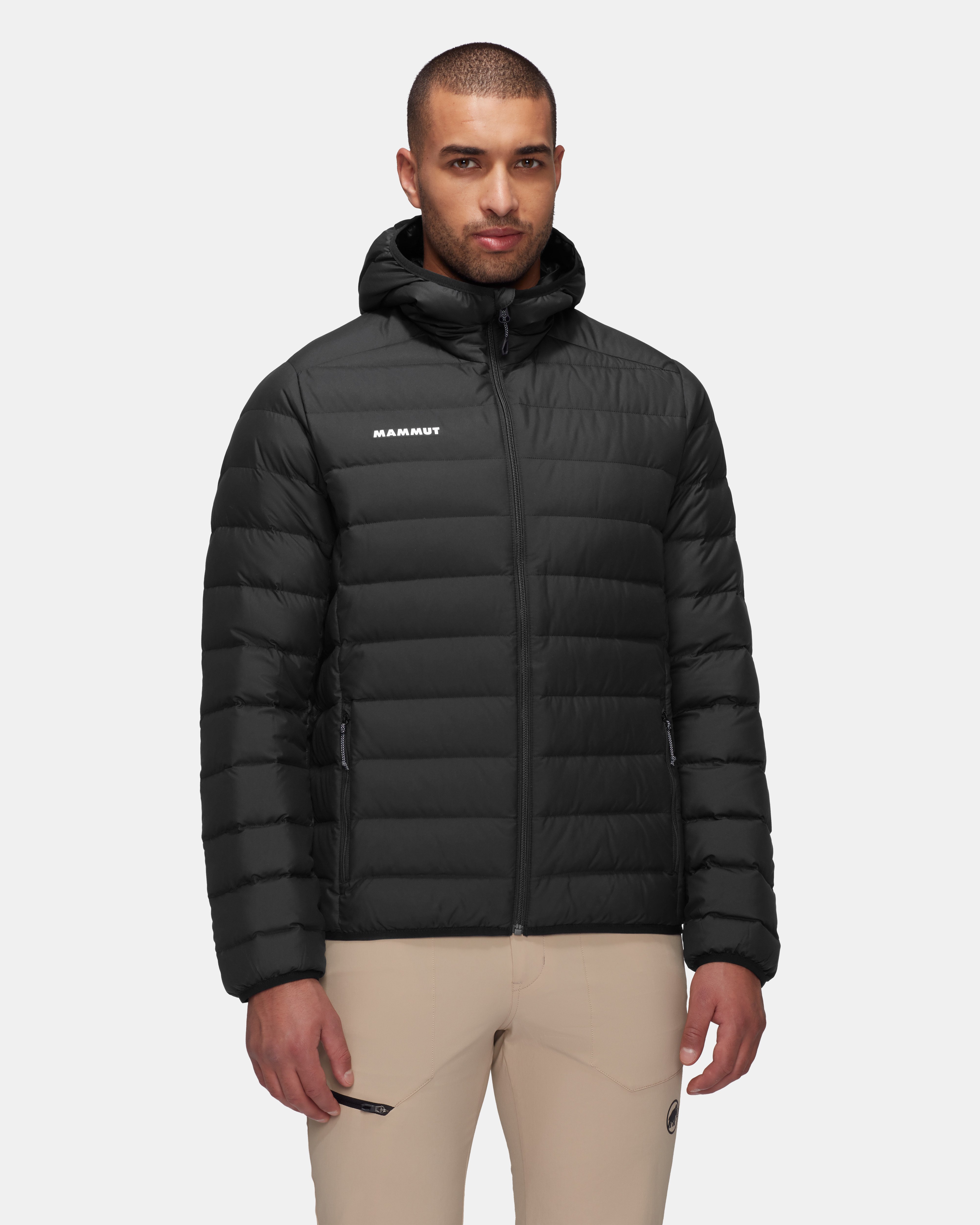 Mammut Waymarker IN Hooded Jacket Men, black - Black - Model front view