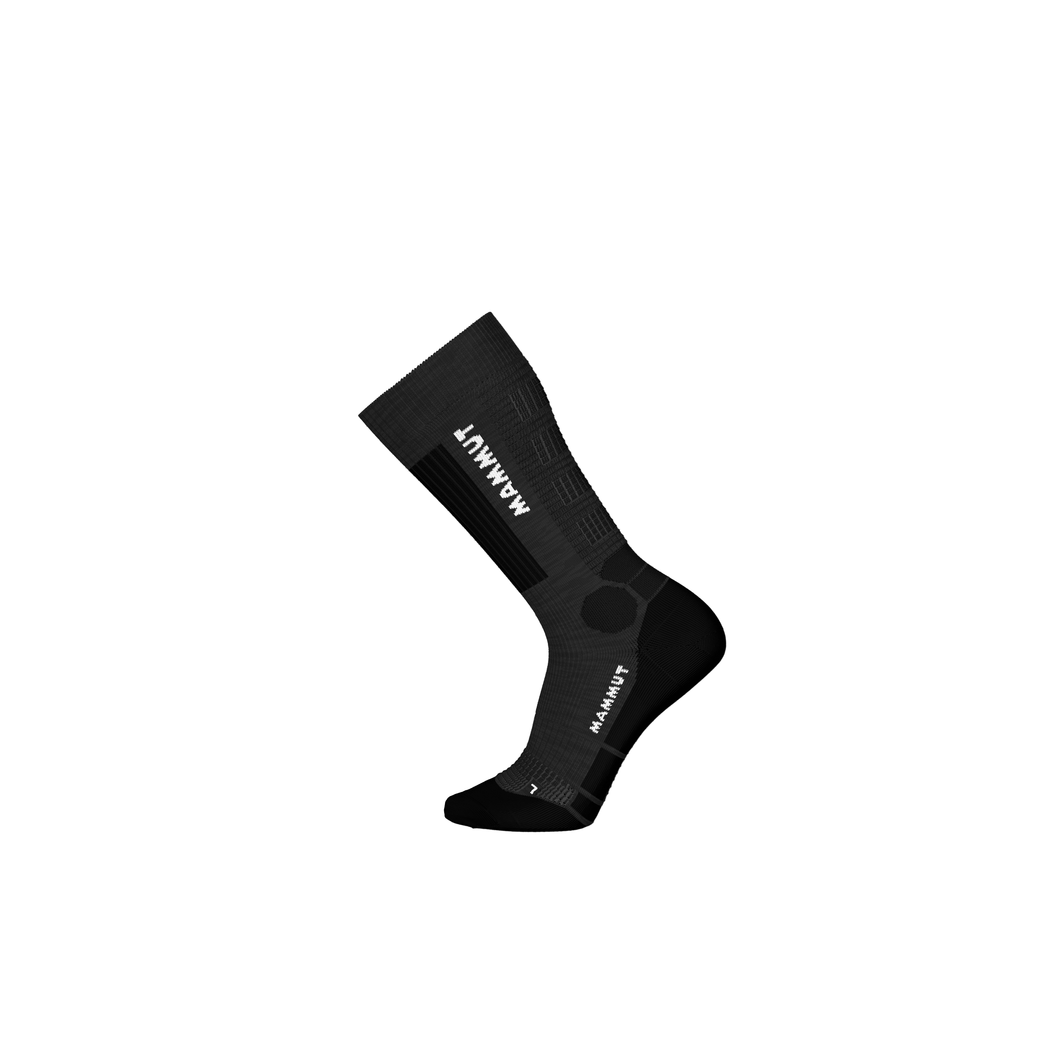 Mammut Mountaineering Merino High Socks, black-strata - Black-strata