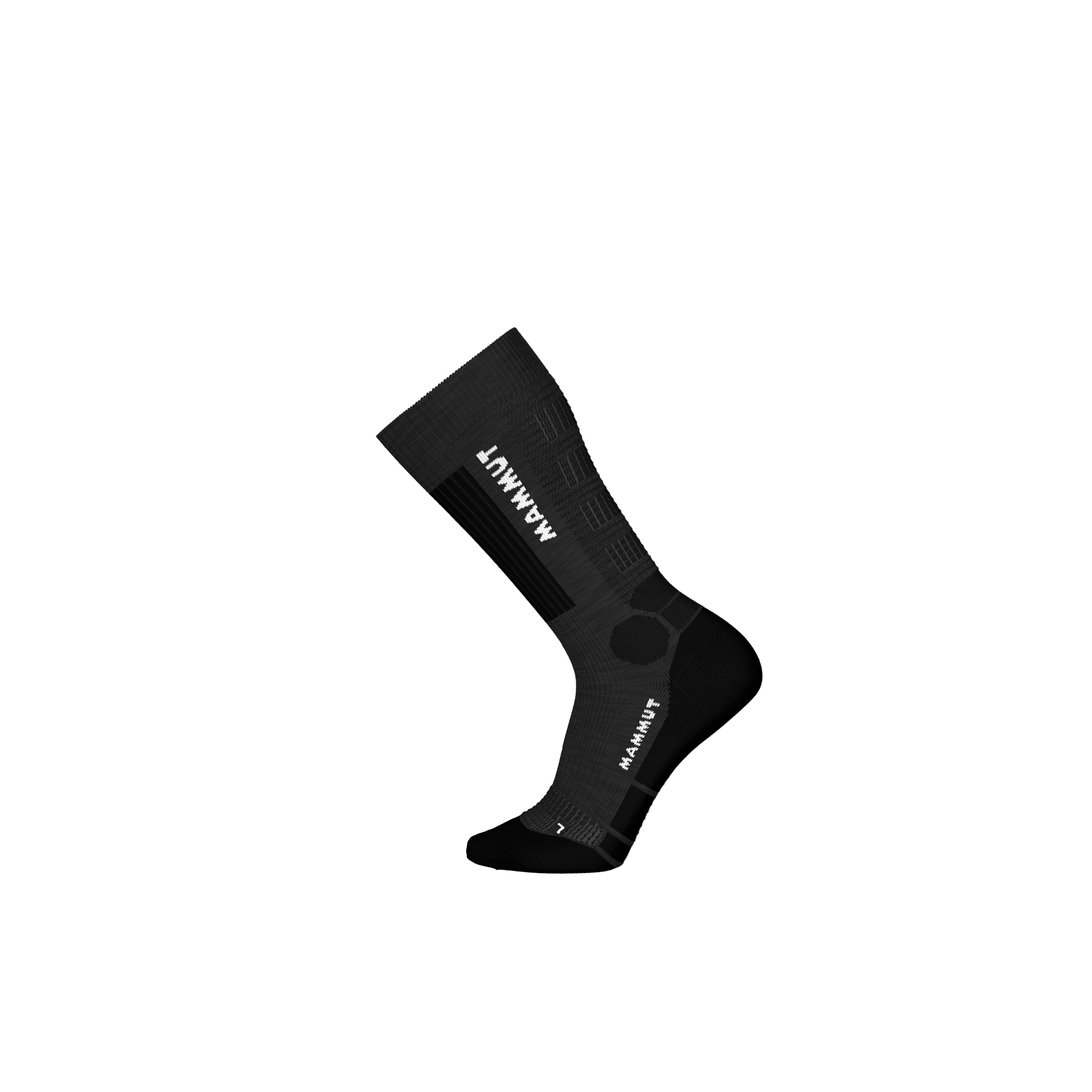 Mammut Mountaineering Merino High Socks - Black-strata/Dark mammut red-black/Marine-eiger blue/Sablun-ember/20399 - Thumbnail