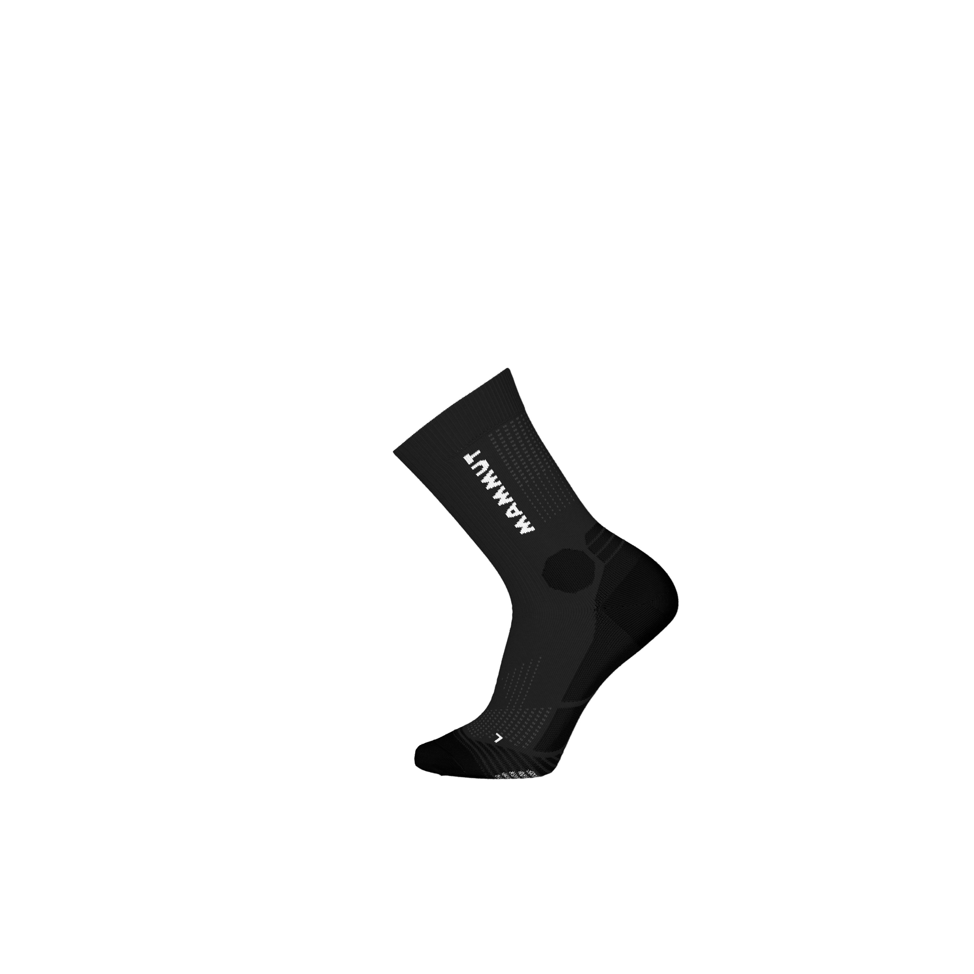 Mammut Trail Running Crew Socks - Black-white