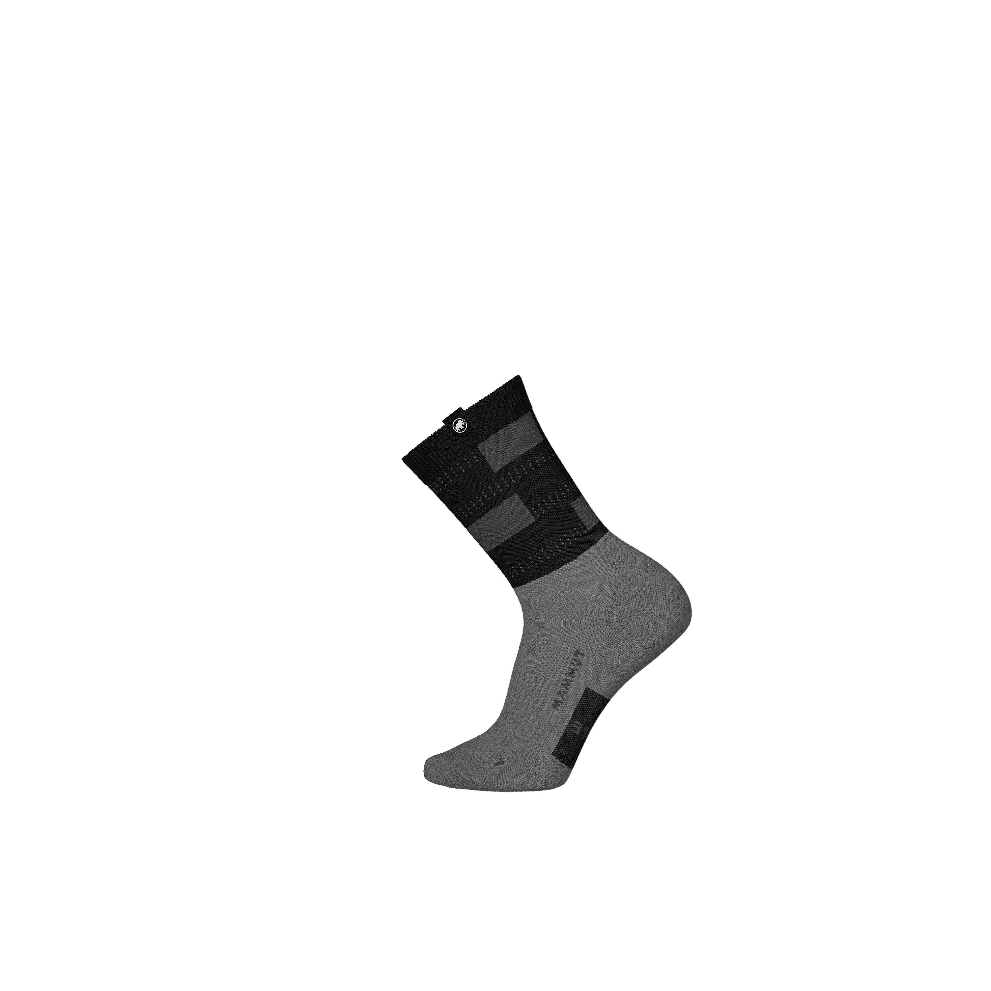 Mammut Hiking Merino Crew Socks - Paloja-dark mammut red/Black-gabbro/Dark marsh-sablun/20445 - Thumbnail