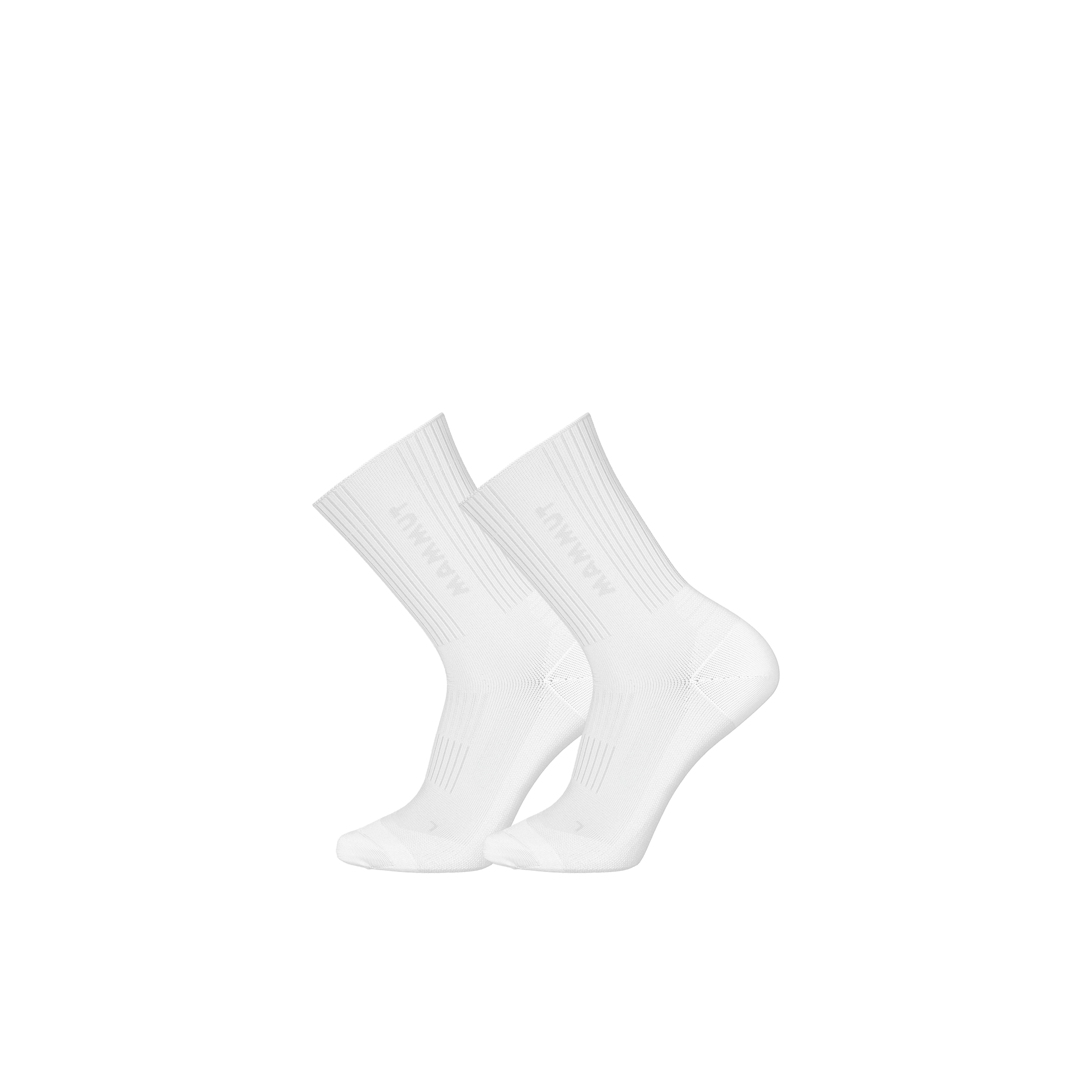 Mammut Multisport Crew Socks 2 Pack, white-white - White-white