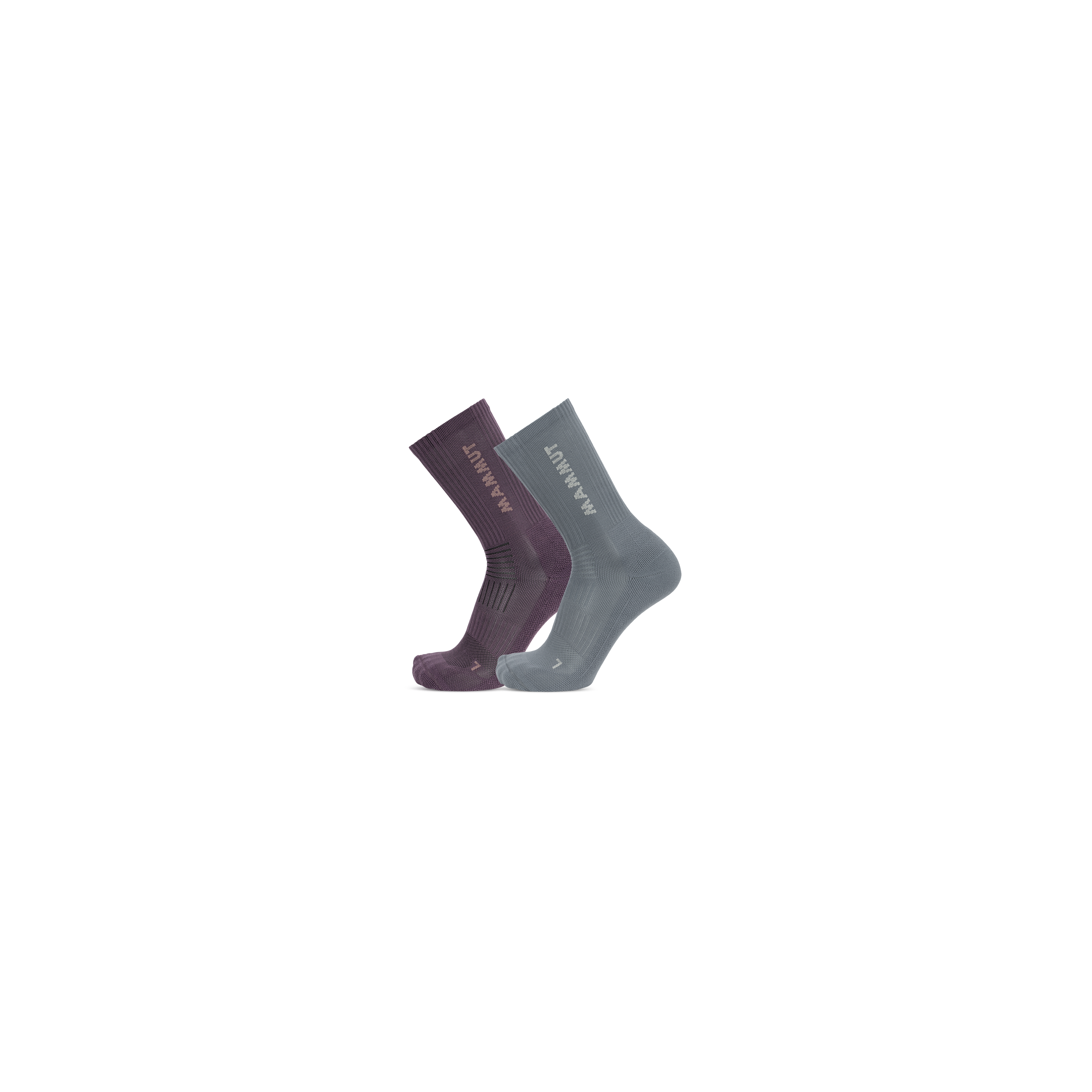 Mammut Multisport Crew Socks 2 Pack, paloja-strata - Paloja-strata