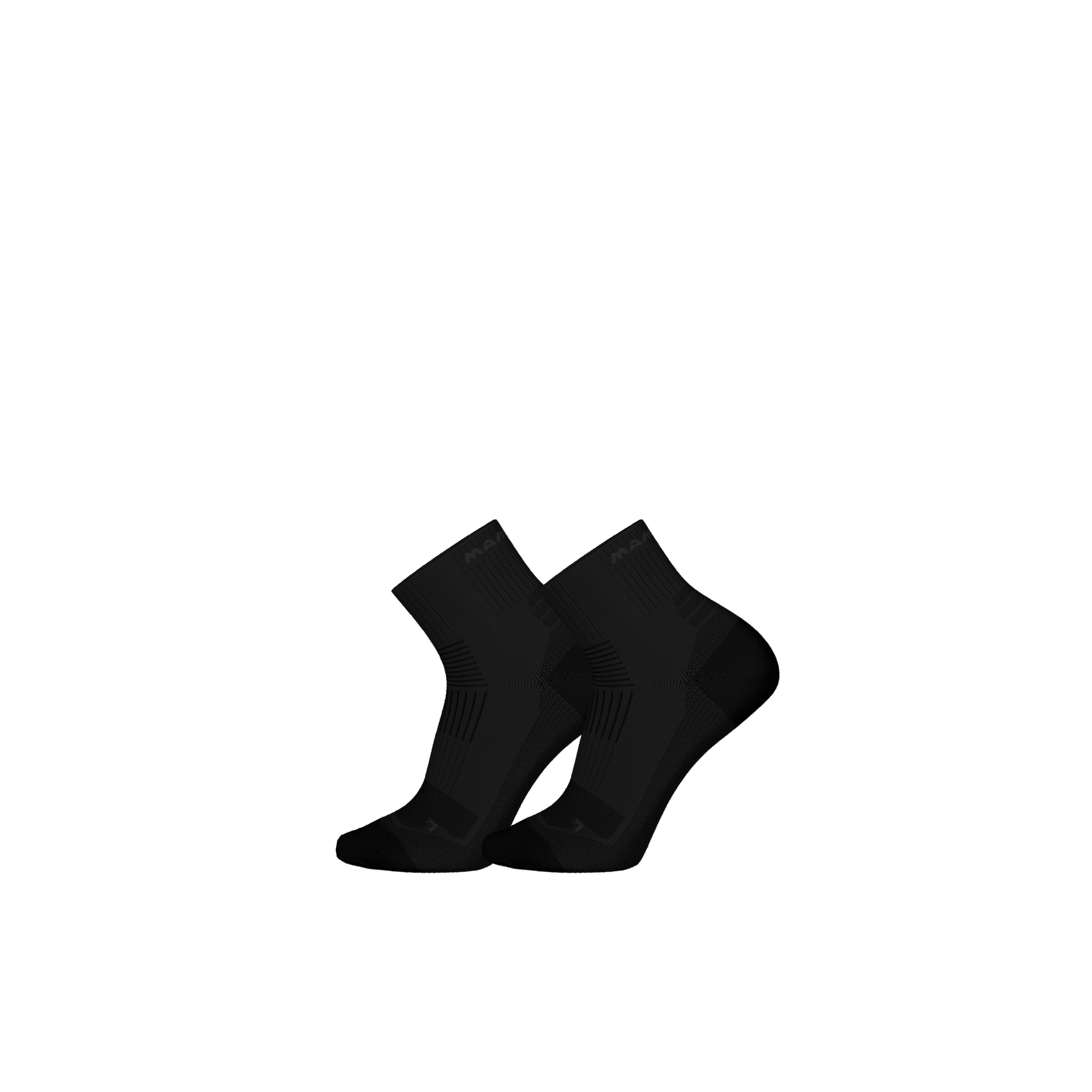 Mammut Multisport Quarter Socks 2 Pack - Black-black/White-white/Autumn larice-strata/Paloja-strata/Gleam-white/Brunsina-alpenglow/Seln-sassal/20401/Muntan-sassal - Thumbnail