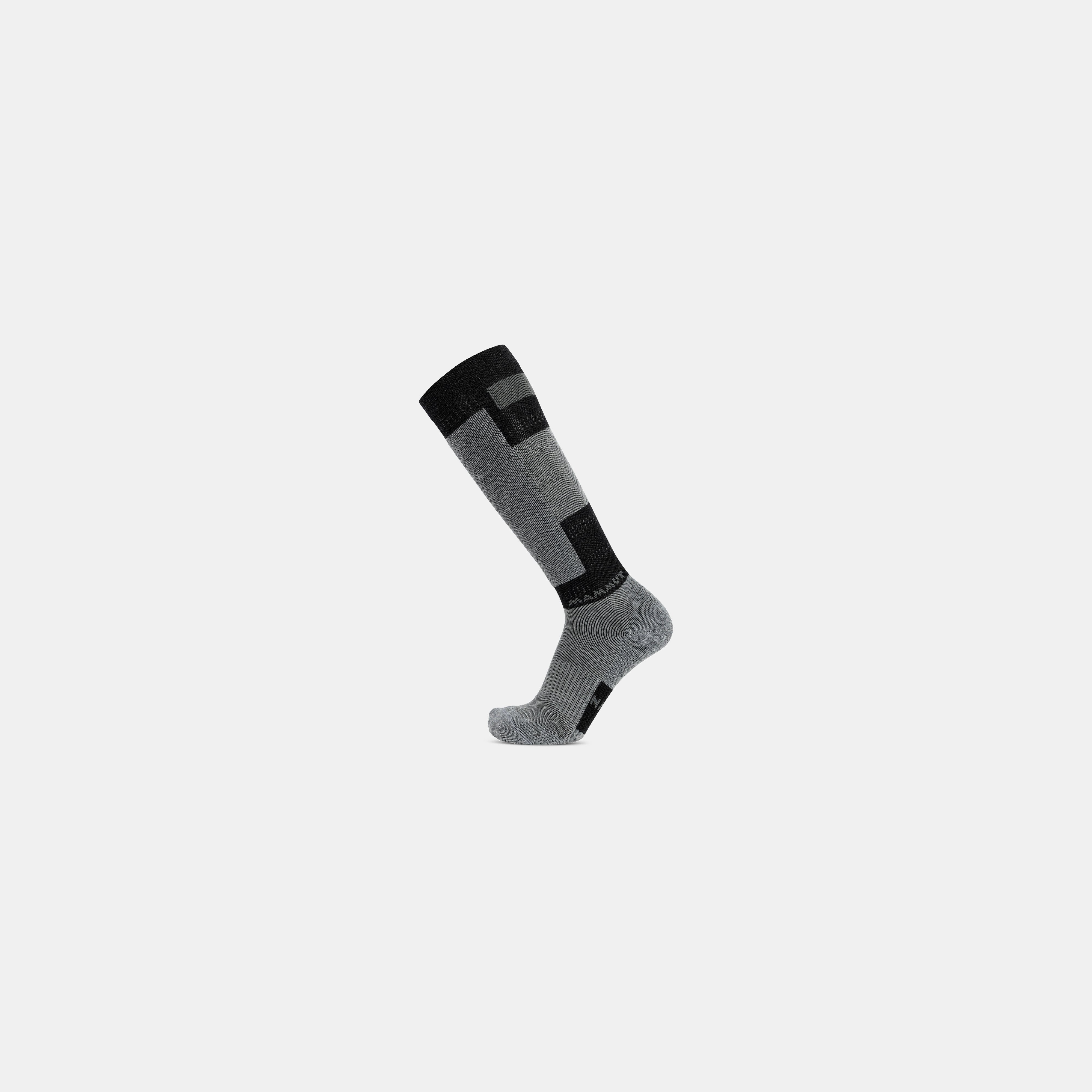 Mammut Freeski Merino Knee Socks, black-gabbro - Black-gabbro - Main image
