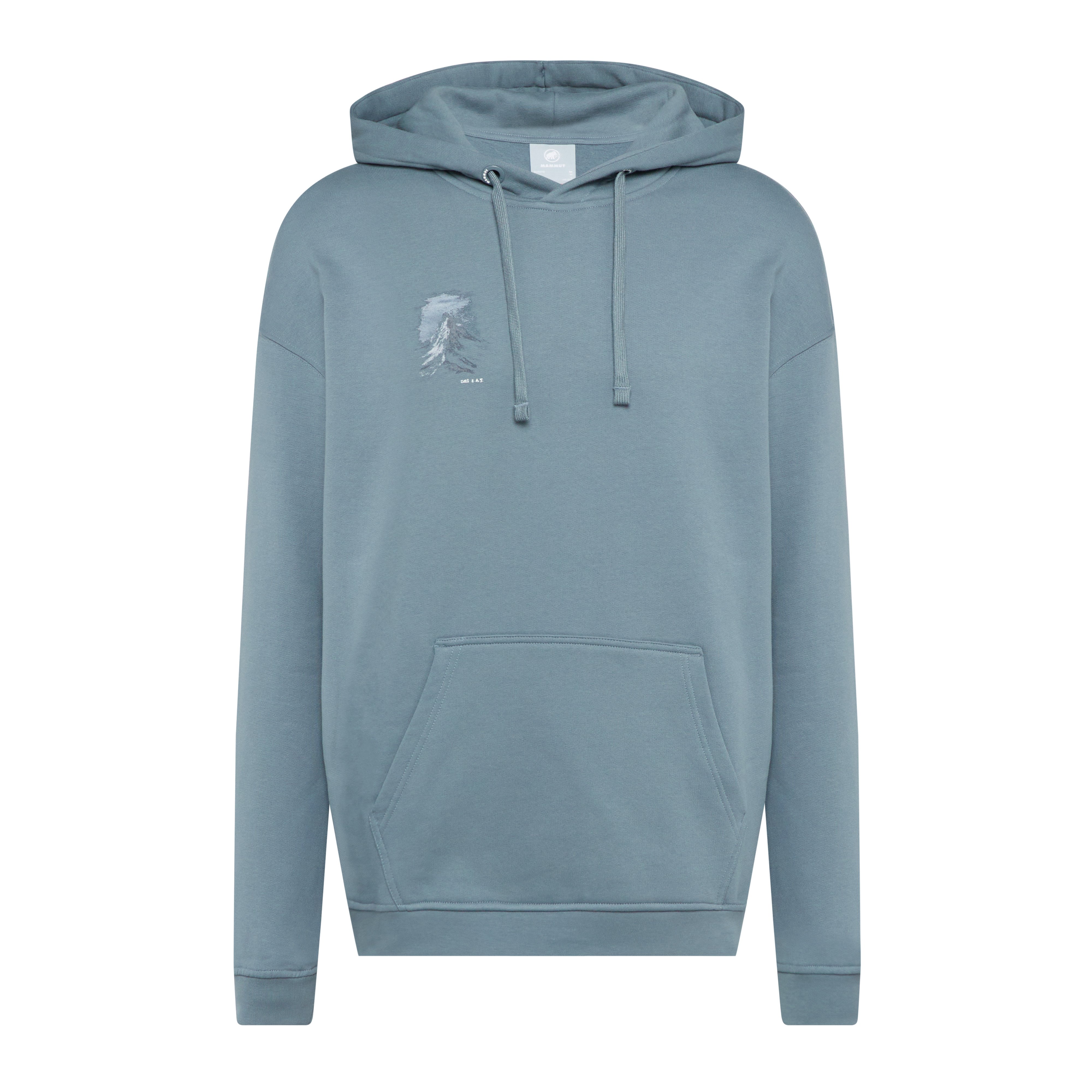 Mammut Mammut Base ML Hoody Men Misty Mountain - Strata/Gabbro/Alpina - Thumbnail