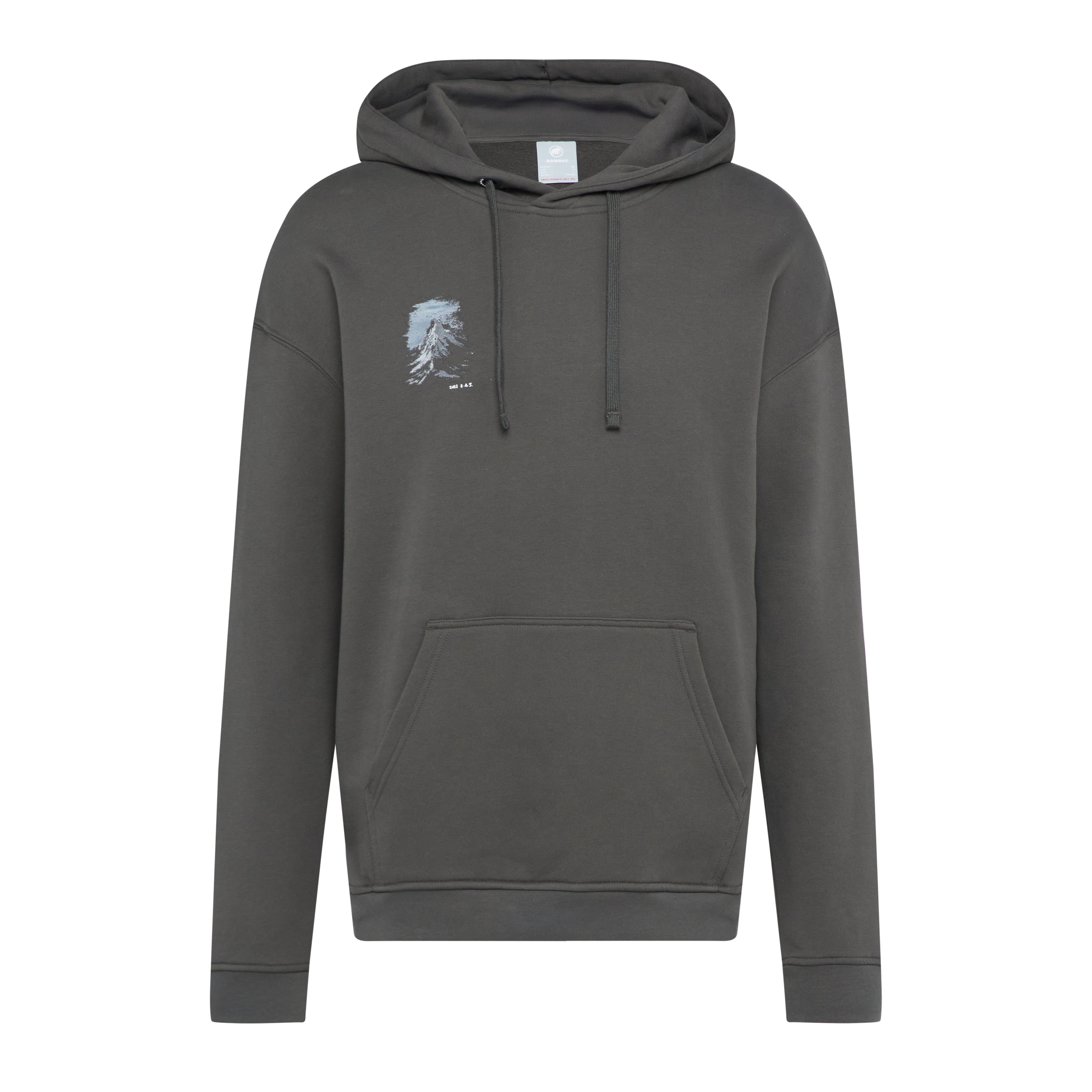 Mammut Mammut Base ML Hoody Men Misty Mountain - Strata/Gabbro/Alpina - Thumbnail