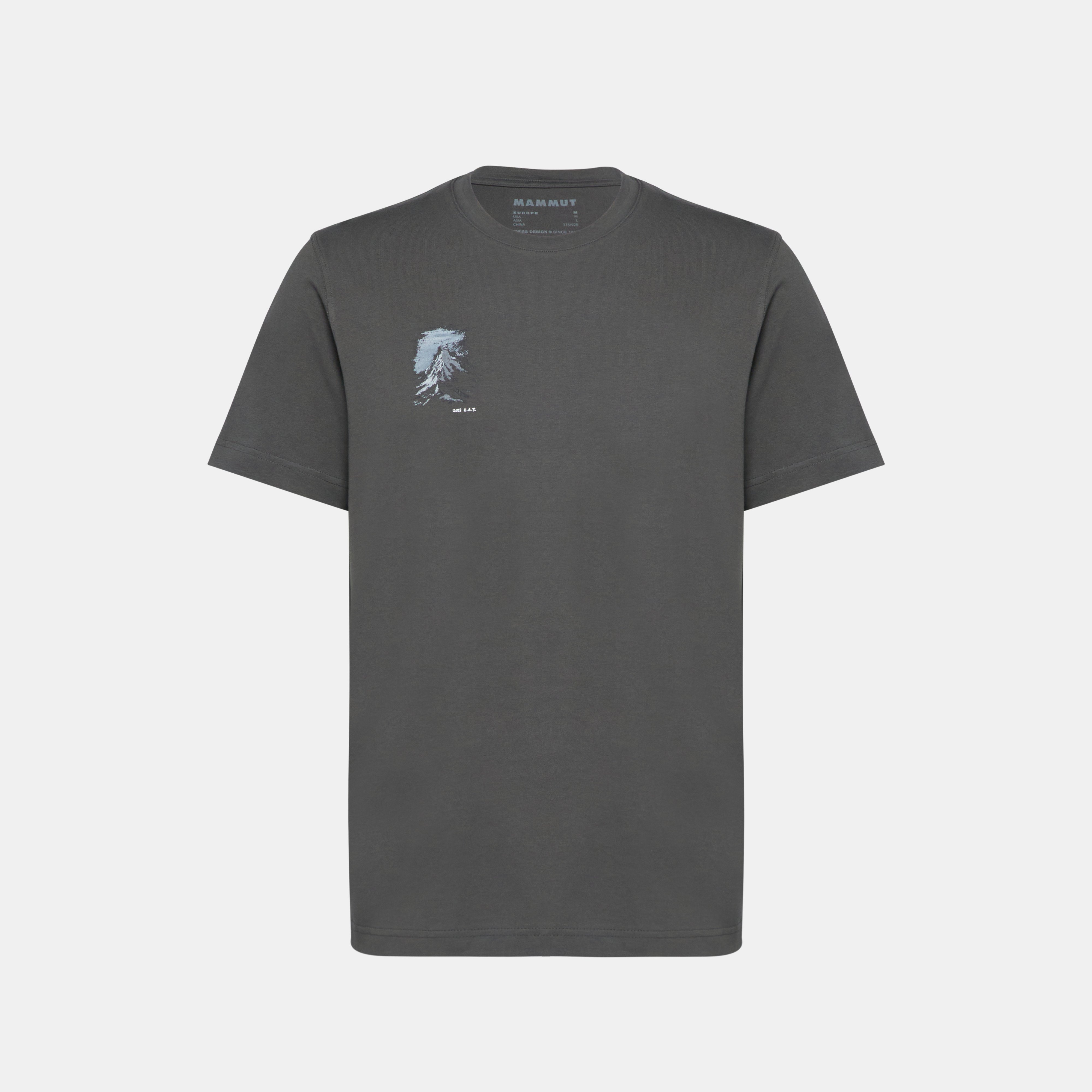 Mammut Mammut Base T-Shirt Men Misty Mountain, gabbro - Gabbro